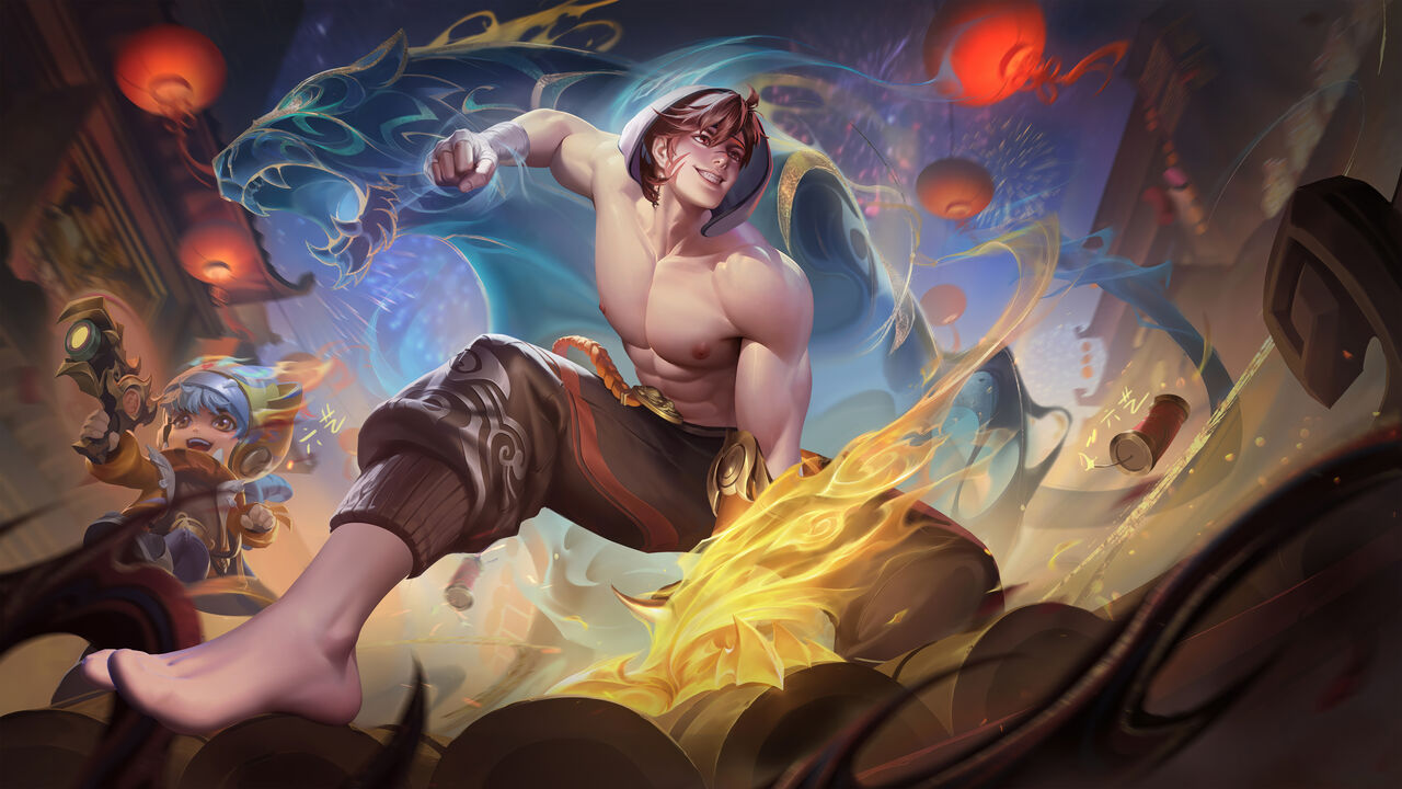 王者荣耀 Honor of Kings 六艺-裴擒虎-寅虎.赤拳 numero di immagine  21