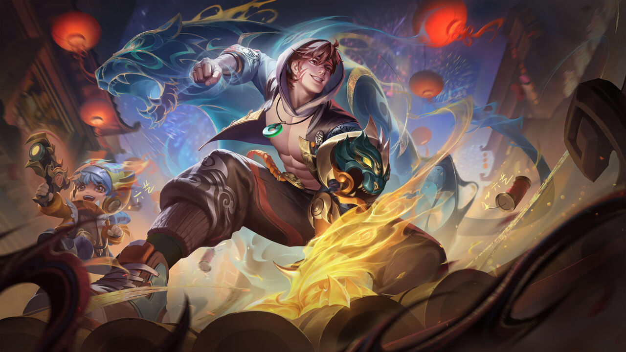 王者荣耀 Honor of Kings 六艺-裴擒虎-寅虎.赤拳 numero di immagine  28