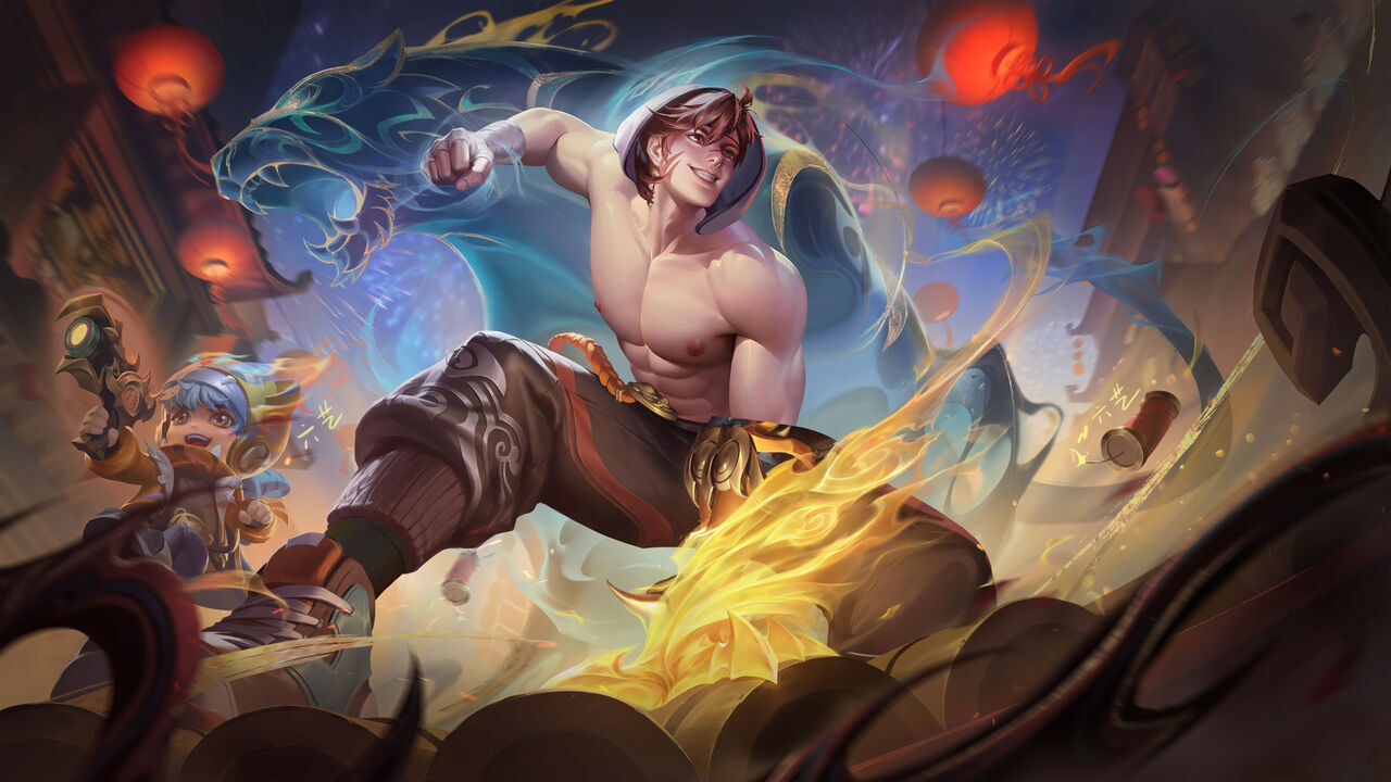 王者荣耀 Honor of Kings 六艺-裴擒虎-寅虎.赤拳 numero di immagine  29