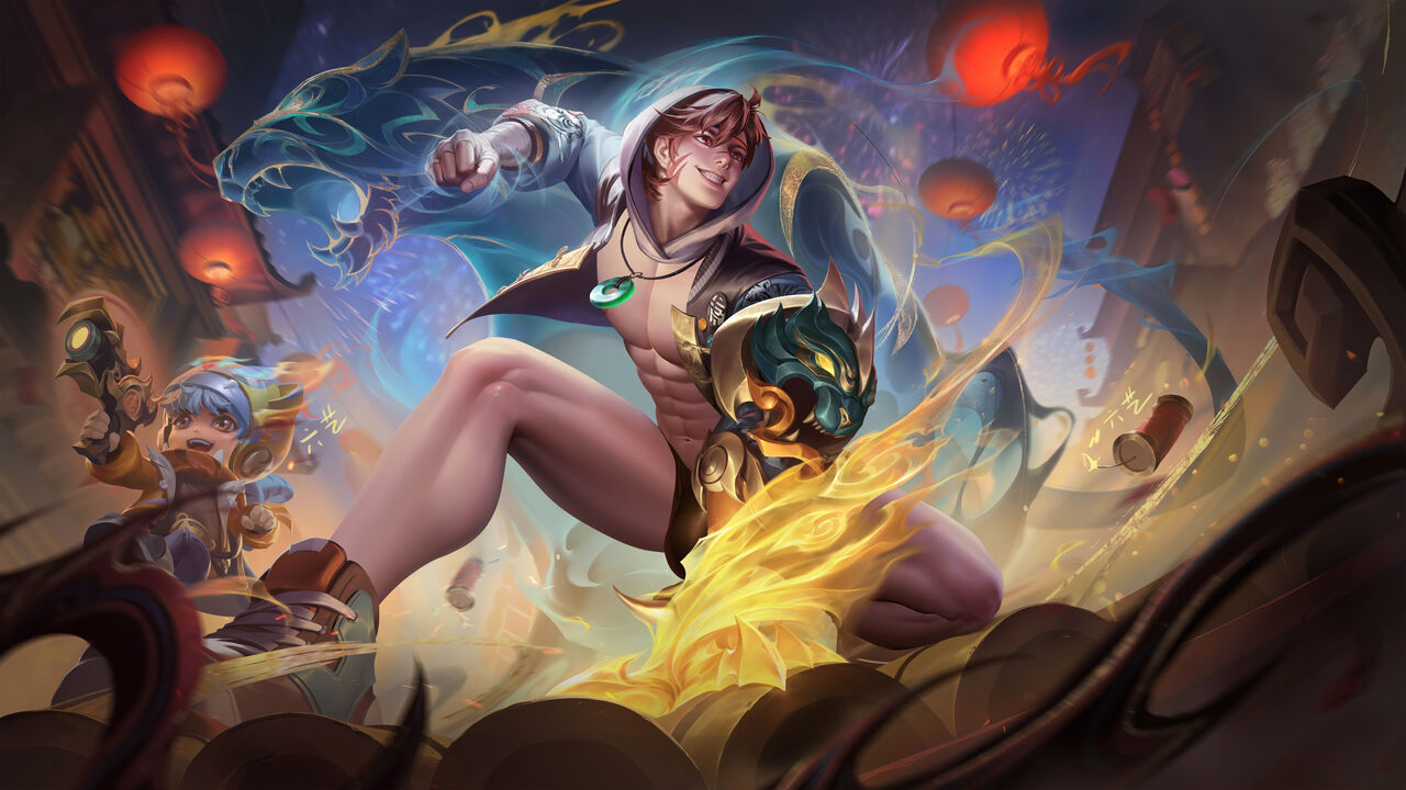 王者荣耀 Honor of Kings 六艺-裴擒虎-寅虎.赤拳 numero di immagine  36