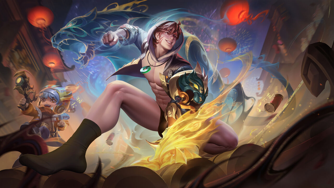 王者荣耀 Honor of Kings 六艺-裴擒虎-寅虎.赤拳 numero di immagine  40