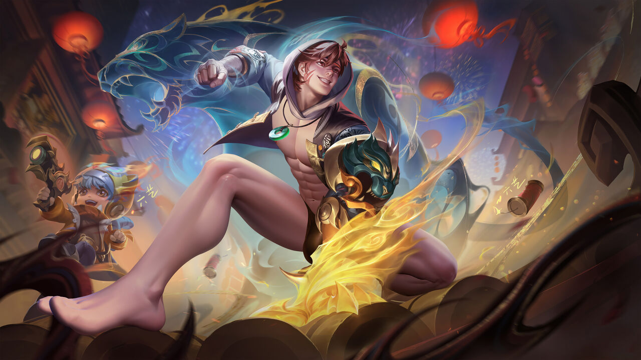 王者荣耀 Honor of Kings 六艺-裴擒虎-寅虎.赤拳 numero di immagine  46