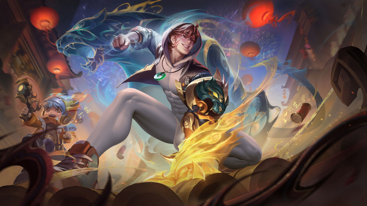 王者荣耀 Honor of Kings 六艺-裴擒虎-寅虎.赤拳 numero di immagine  48