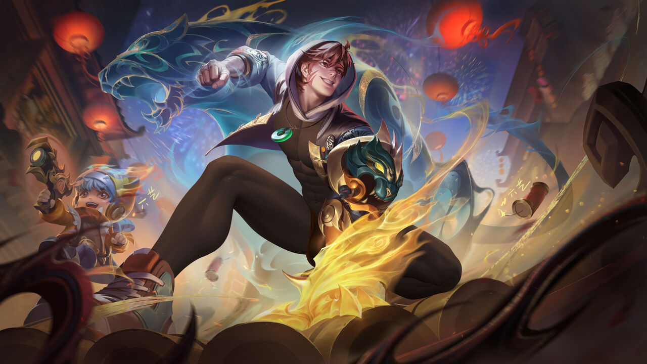 王者荣耀 Honor of Kings 六艺-裴擒虎-寅虎.赤拳 numero di immagine  52