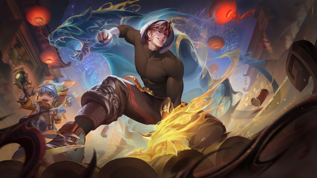 王者荣耀 Honor of Kings 六艺-裴擒虎-寅虎.赤拳 numero di immagine  55