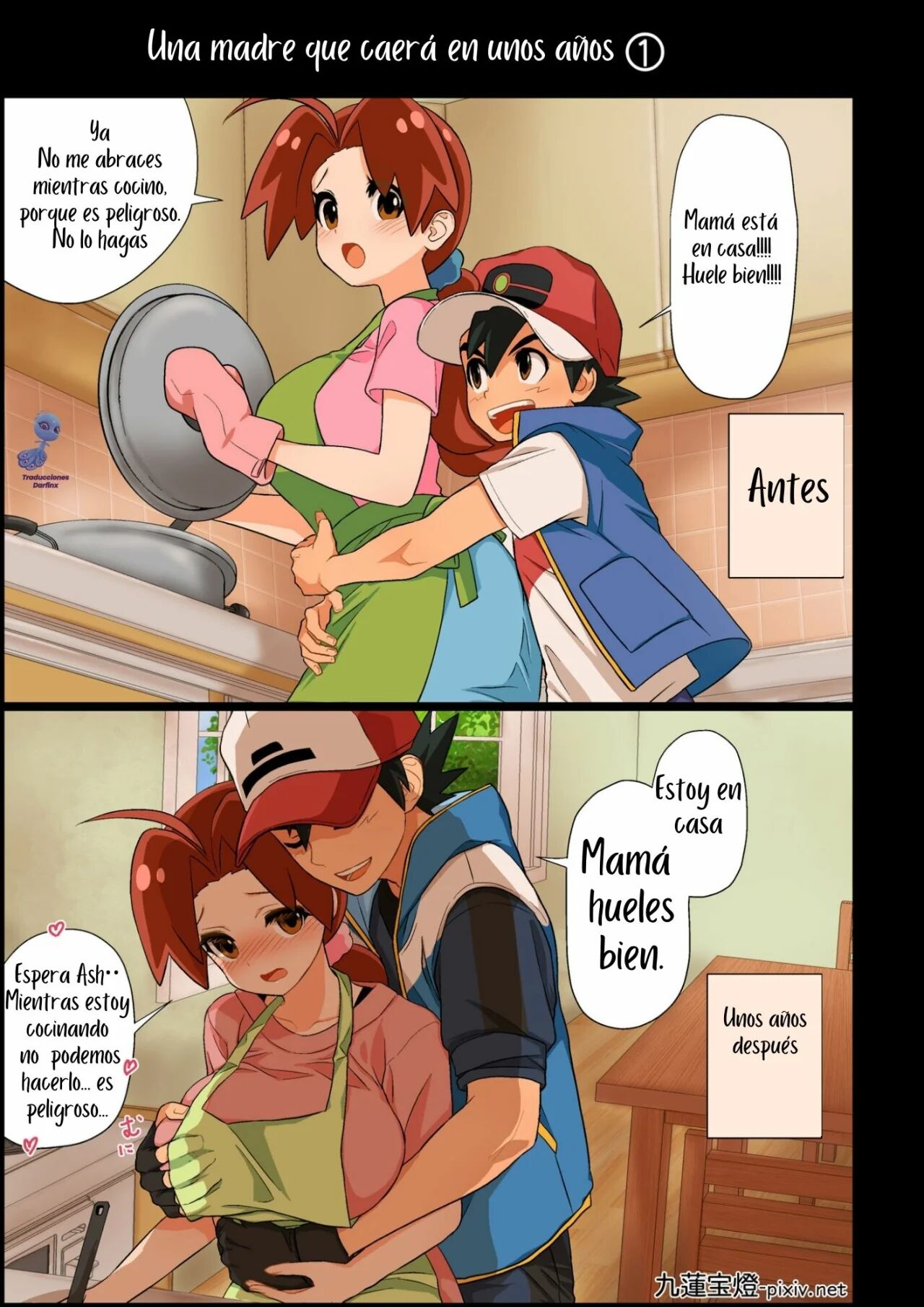 [Chuurenpoutou] SatoHana R18 | Ash x Hanako ~REPARANDO el Corazón de Mamá~ (Pokémon Journeys) [Spanish] [Darfinxadan14] numero di immagine  110