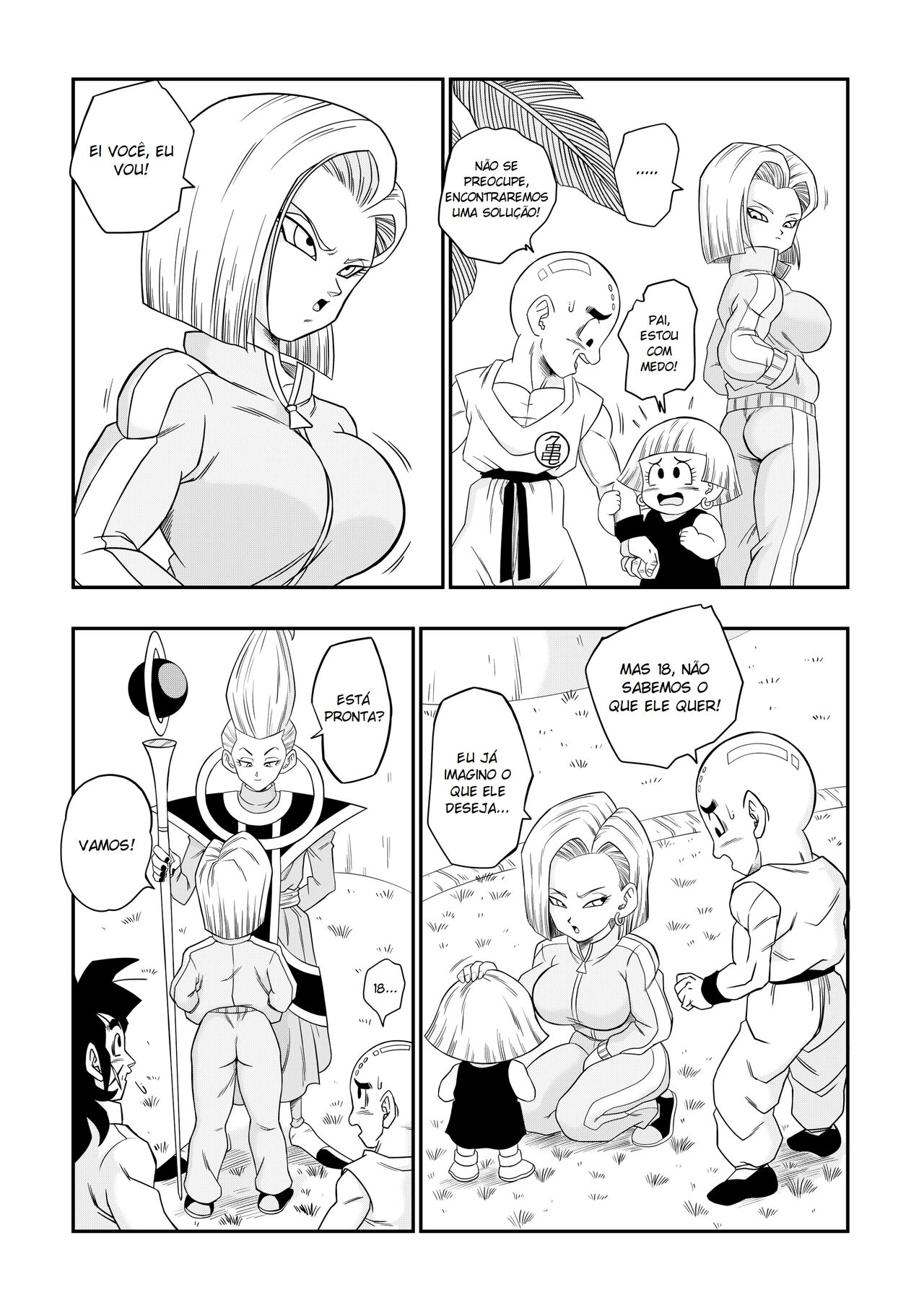 [Yamamoto Doujin (Yamamoto)] DAGONBALL SUPER - Ninguém Desobedece Beerus! (Dragon Ball Super) [Portuguese-BR] [Decensored] Bildnummer 8