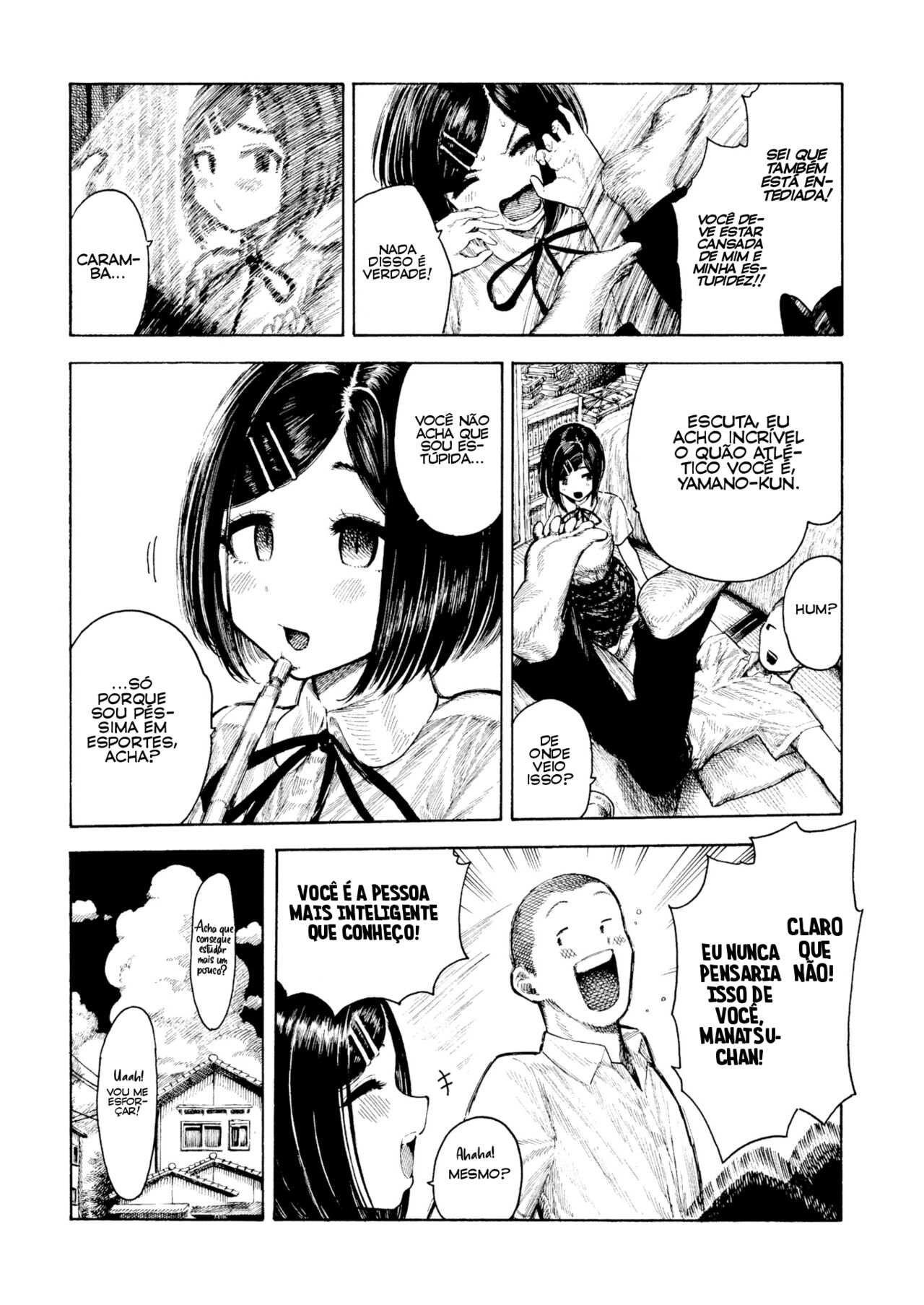 [Hirune] Manatsu-chan no Benkyoukai | Sessão de Estudos da Manatsu-chan | (COMIC Kairakuten 2022-07) [Portuguese-BR] [Digital] 画像番号 3