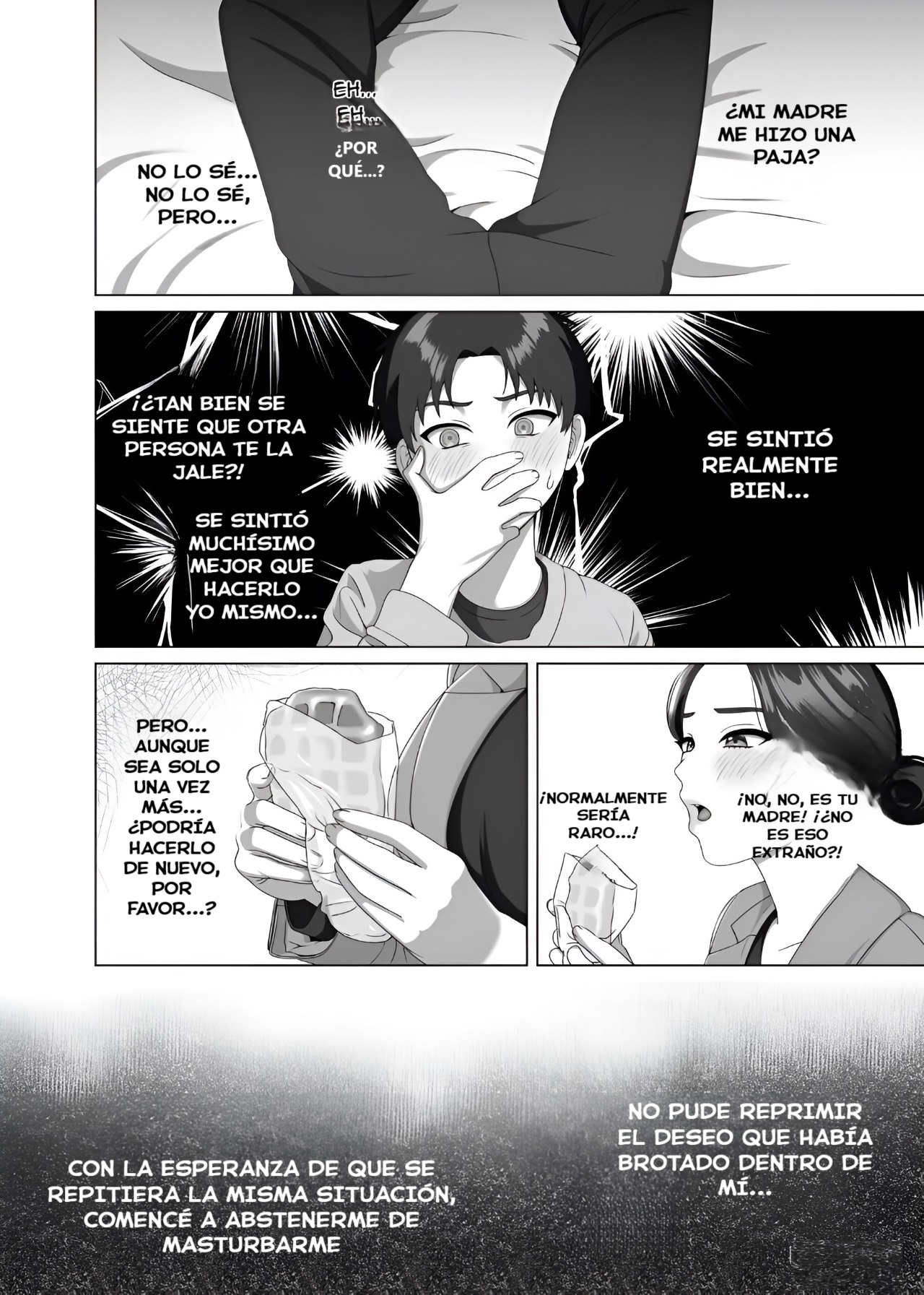 [GABUGABU (GABURI)] Musuko no Asadachi ni Doki Doki Shichau Okaa-san [Spanish] [WincestScans]Digital] image number 17