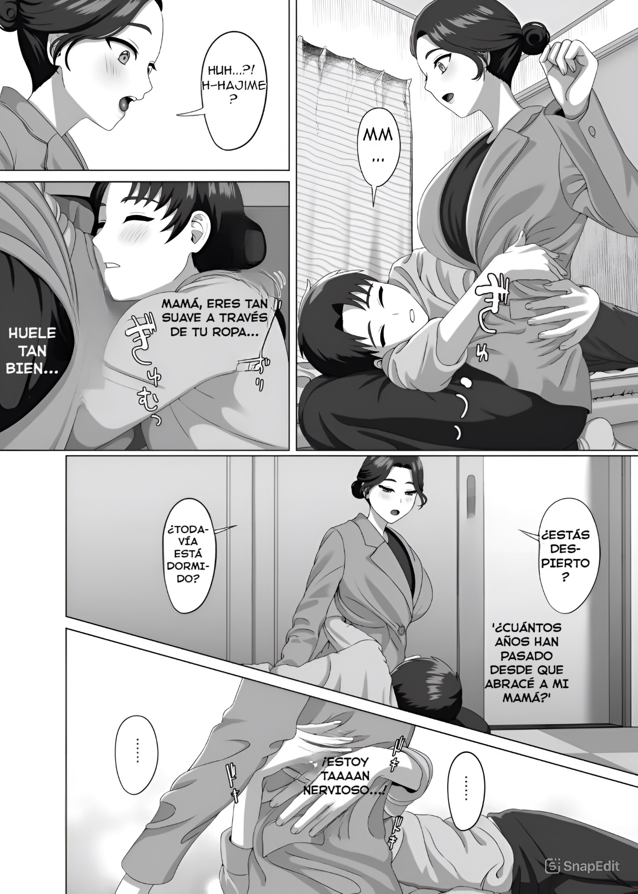 [GABUGABU (GABURI)] Musuko no Asadachi ni Doki Doki Shichau Okaa-san [Spanish] [WincestScans]Digital] image number 21