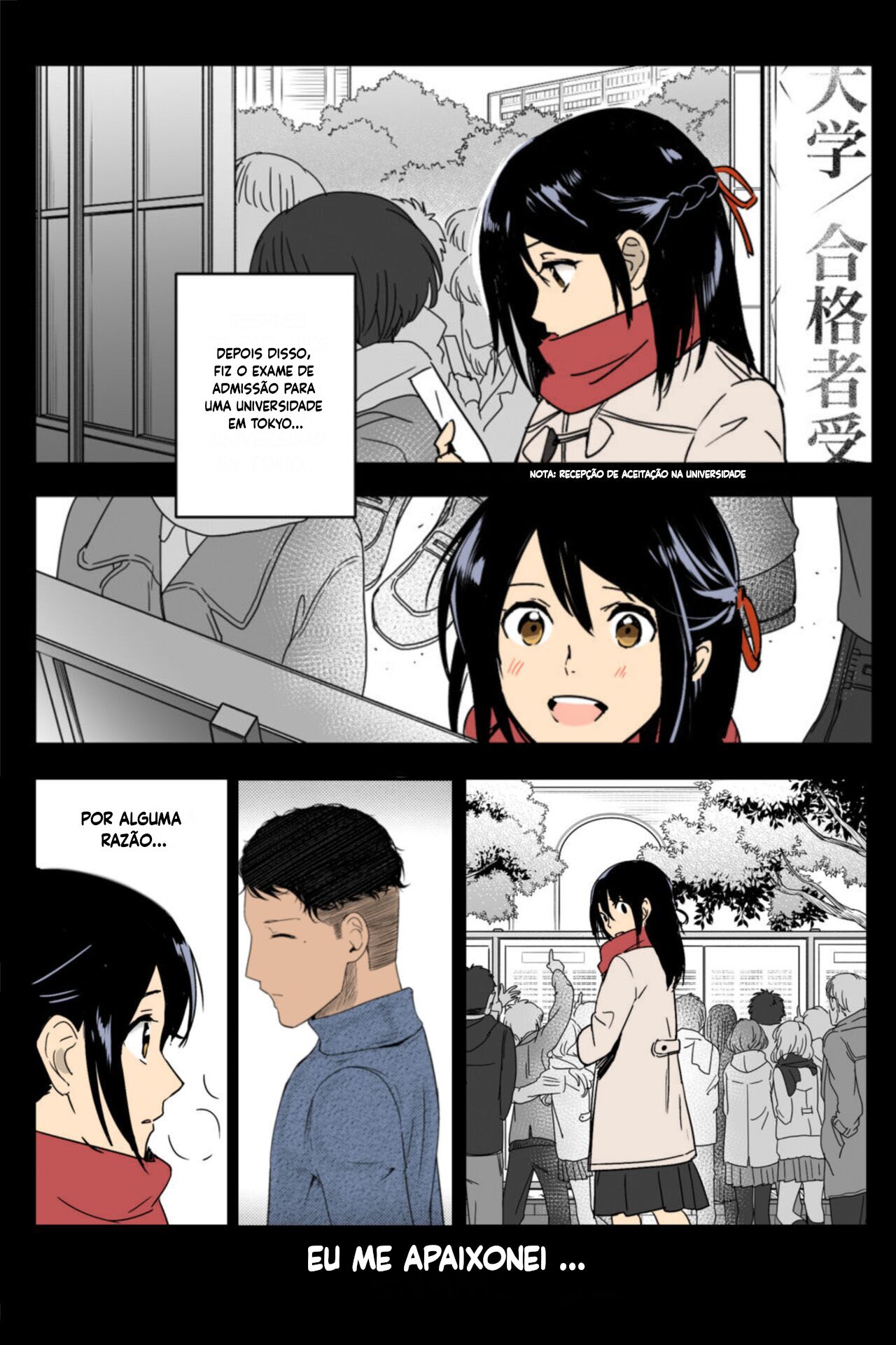 (SC2017 Winter) [Syukurin] Mitsuha ~Netorare~ (Kimi no Na wa.) [Portuguese-BR] [Luca-San] [Partial Colorized] 15eme image