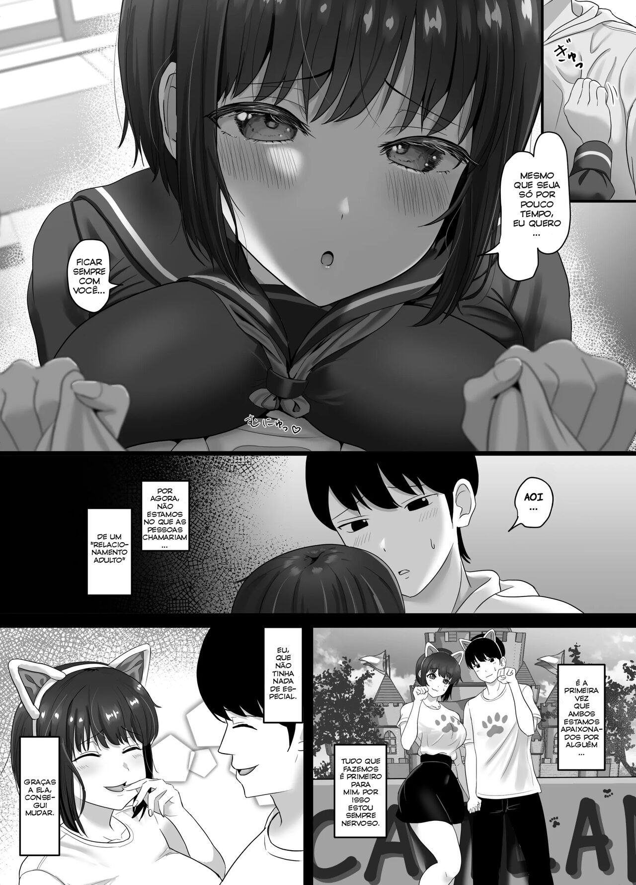 [Sora Paprika] Ochi Muku ~Enkyori Renaichuu no Seijun Kanojo ga Charao ni Yogosareru Hanashi~ [Portuguese-BR] numero di immagine  5