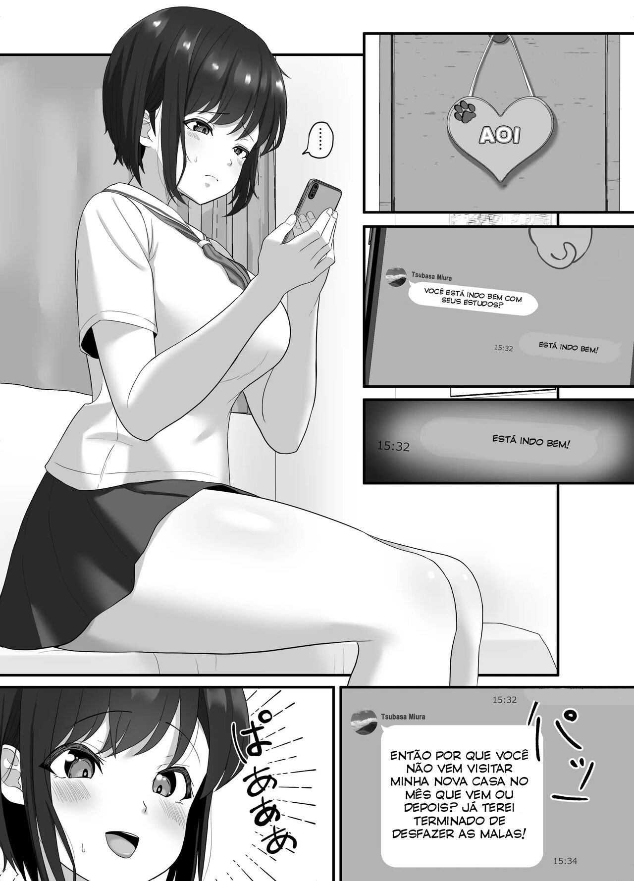 [Sora Paprika] Ochi Muku ~Enkyori Renaichuu no Seijun Kanojo ga Charao ni Yogosareru Hanashi~ [Portuguese-BR] numero di immagine  23