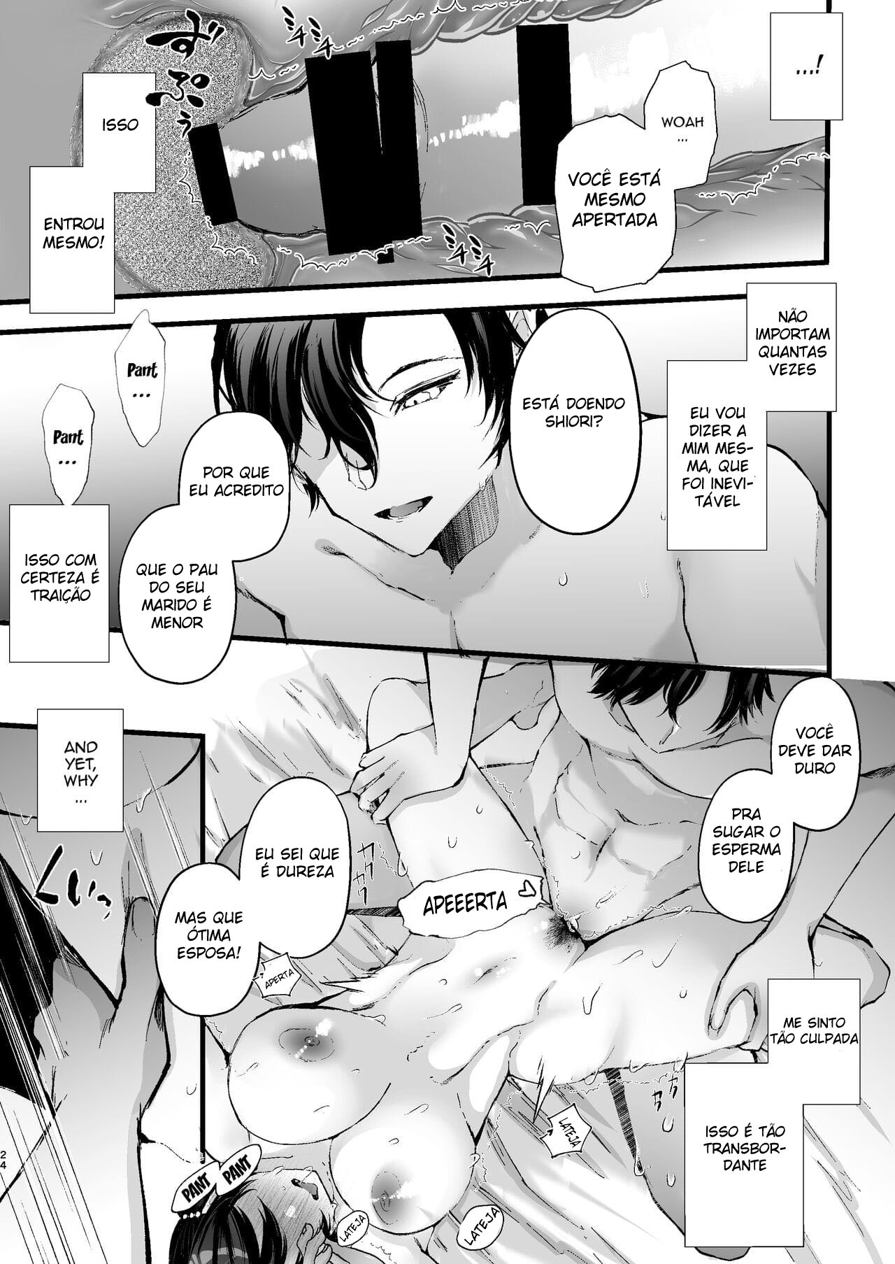 [FZ: (Fujisaki Fujiko)] Seifu Kounin Sex Counselor ni Netorareta Boku no Tsuma | My Wife Got Taken From Me By A Government-Appointed Sex Counselor [Portuguese-BR] image number 24