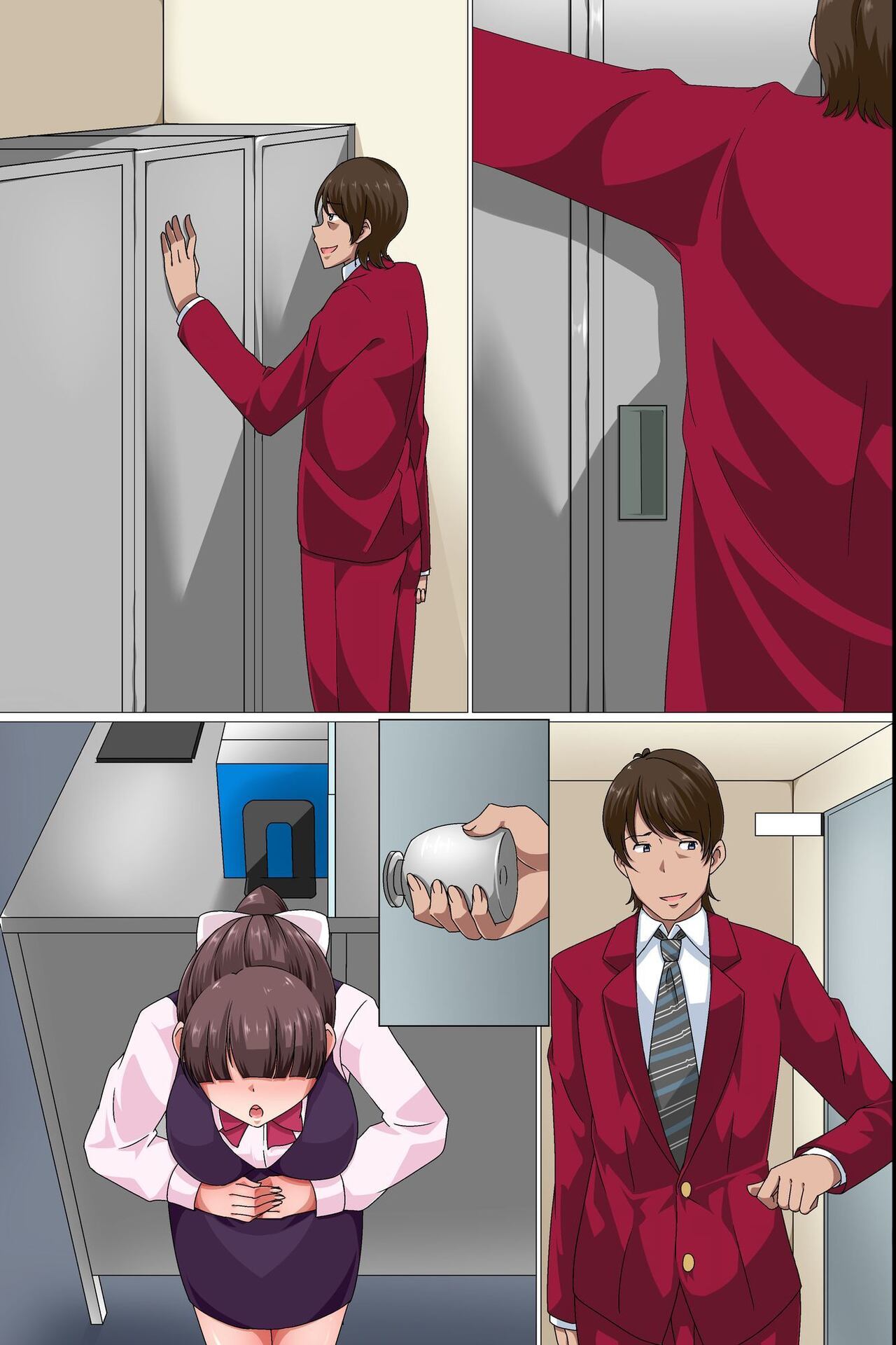 [NCP (Hakudaku Sinsi)] Ou-sama Suit  Dare mo ga  Ore ni   Hirefushi Shitagau Sekai Bildnummer 48