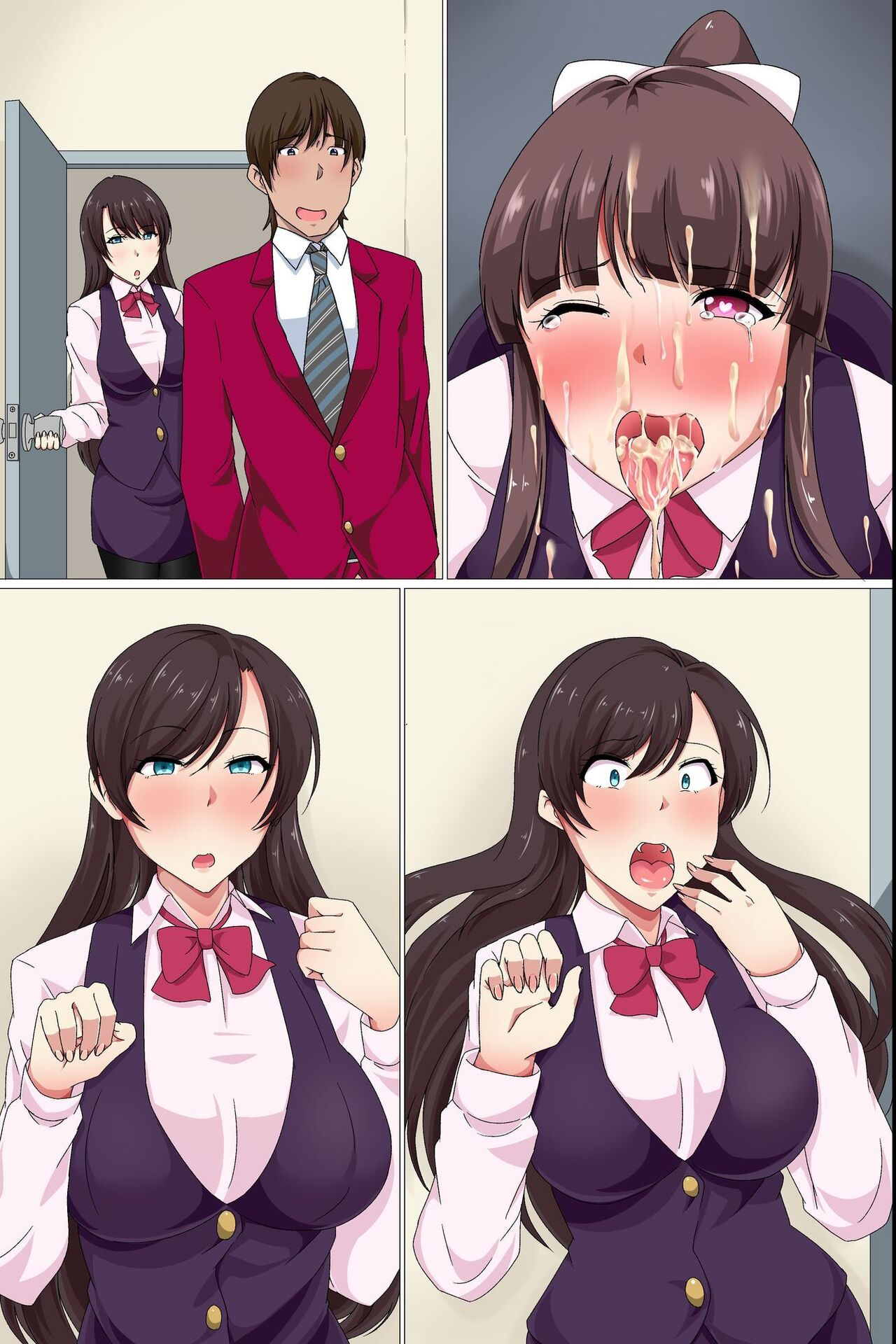 [NCP (Hakudaku Sinsi)] Ou-sama Suit  Dare mo ga  Ore ni   Hirefushi Shitagau Sekai Bildnummer 52