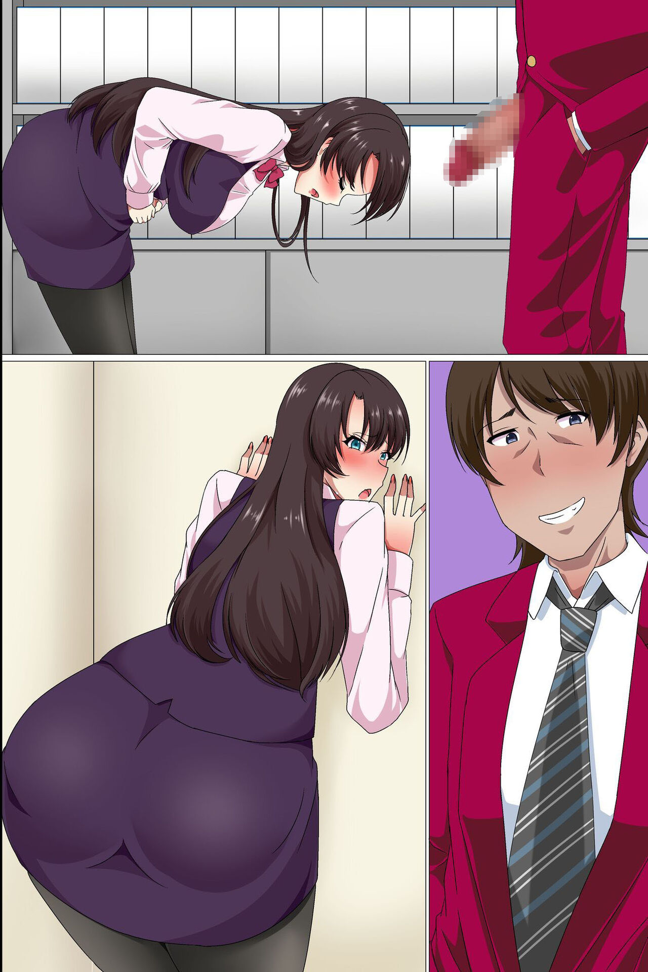 [NCP (Hakudaku Sinsi)] Ou-sama Suit  Dare mo ga  Ore ni   Hirefushi Shitagau Sekai Bildnummer 53