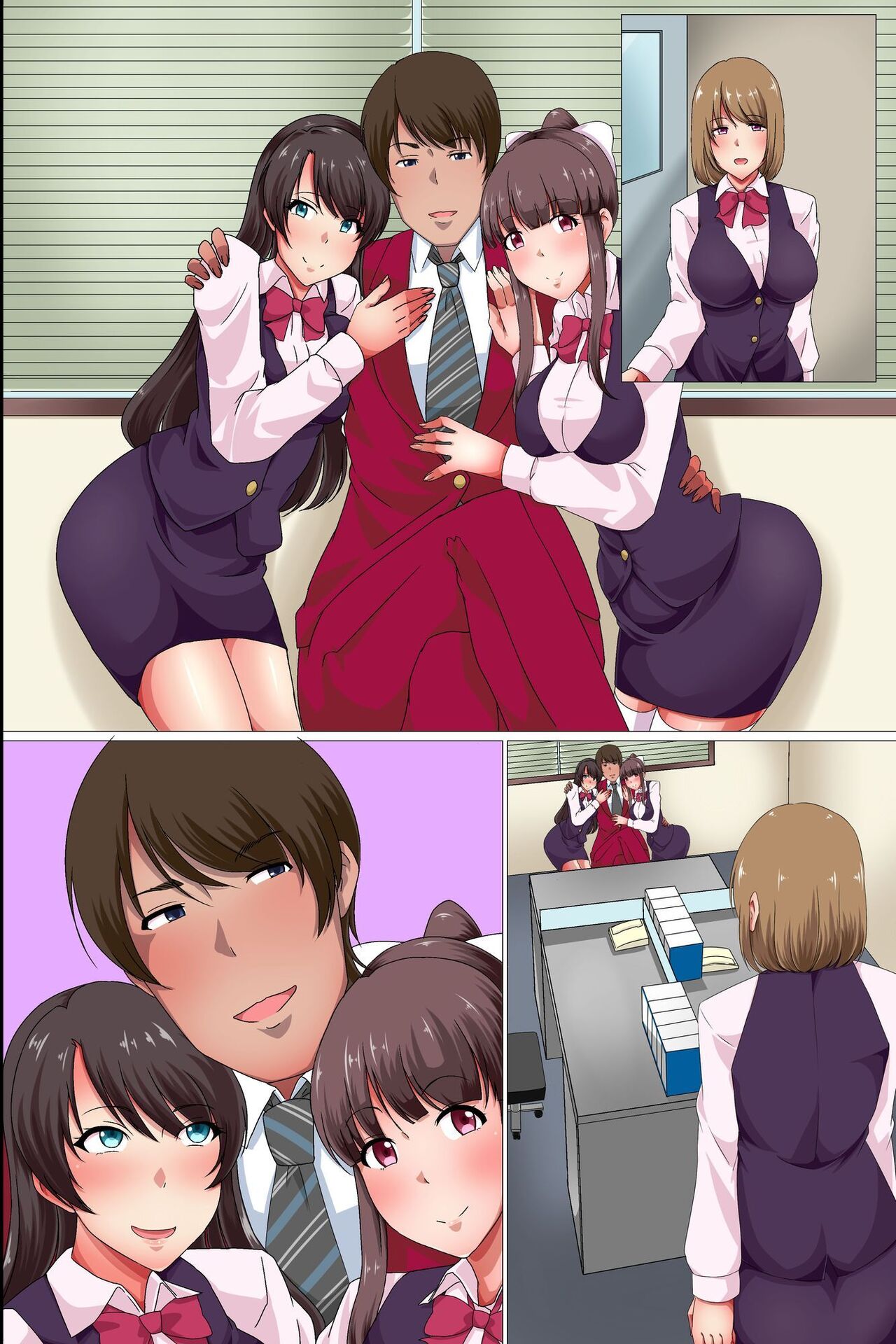 [NCP (Hakudaku Sinsi)] Ou-sama Suit  Dare mo ga  Ore ni   Hirefushi Shitagau Sekai Bildnummer 59