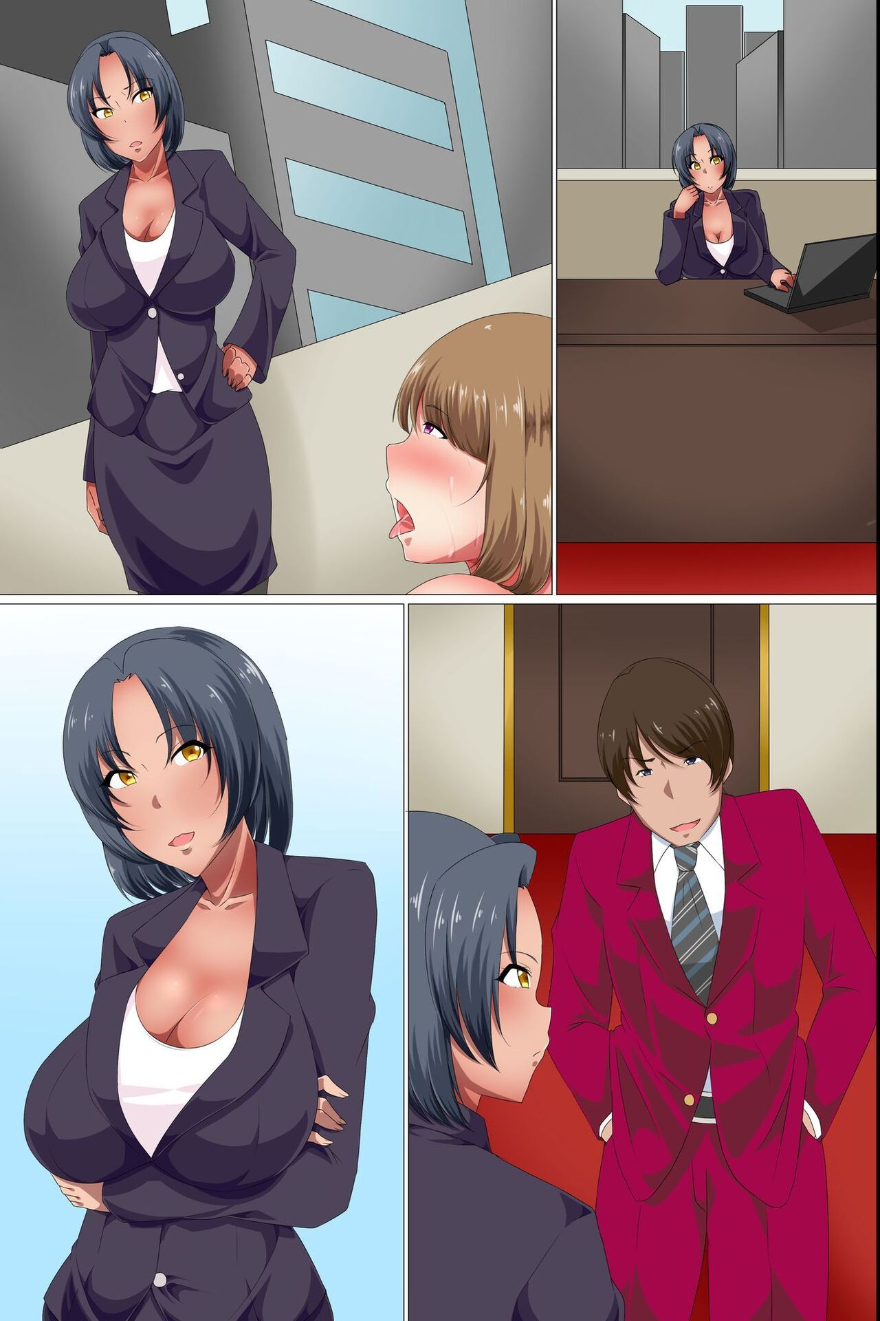 [NCP (Hakudaku Sinsi)] Ou-sama Suit  Dare mo ga  Ore ni   Hirefushi Shitagau Sekai Bildnummer 66