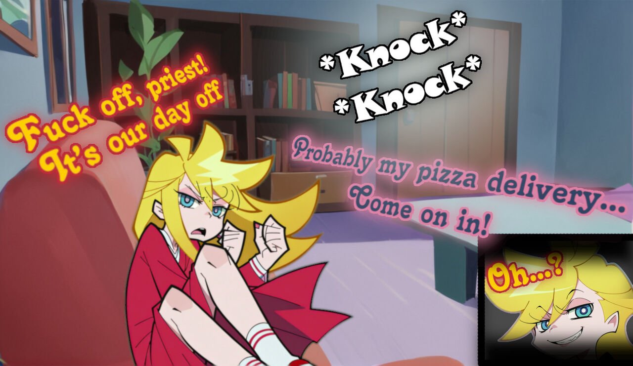 [AI generated] Panty & Stocking have sex with some guy (Black skin variant) 이미지 번호 3