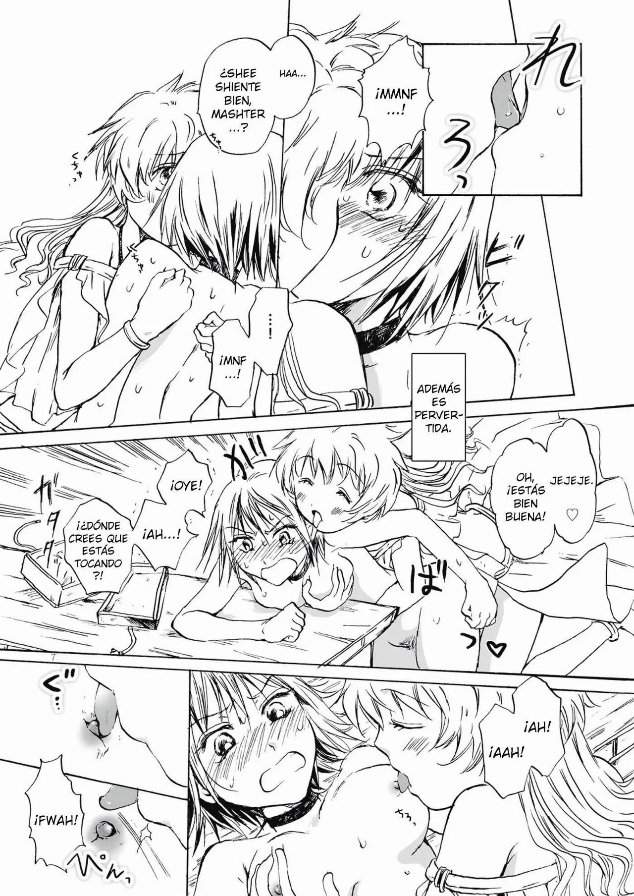 (COMIC1☆5) [peachpulsar (mira)] Fortune Girl (Original)  [Yuririn Fansub] [Spanish] Bildnummer 7