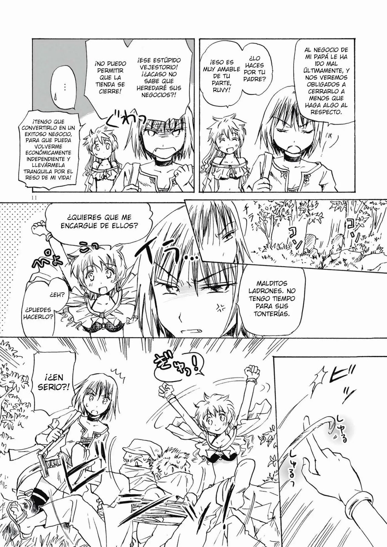 (COMIC1☆5) [peachpulsar (mira)] Fortune Girl (Original)  [Yuririn Fansub] [Spanish] Bildnummer 11