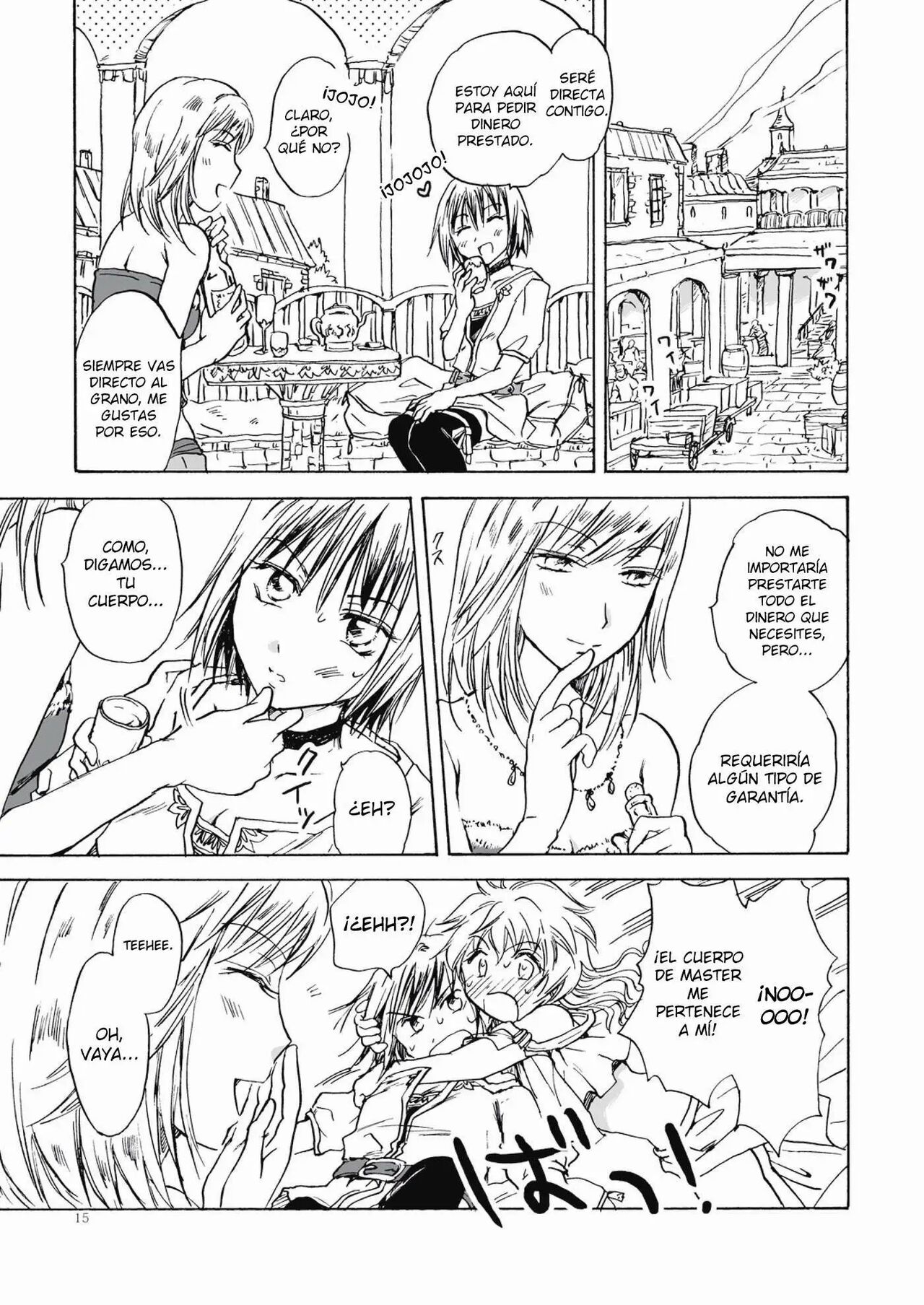 (COMIC1☆5) [peachpulsar (mira)] Fortune Girl (Original)  [Yuririn Fansub] [Spanish] Bildnummer 15