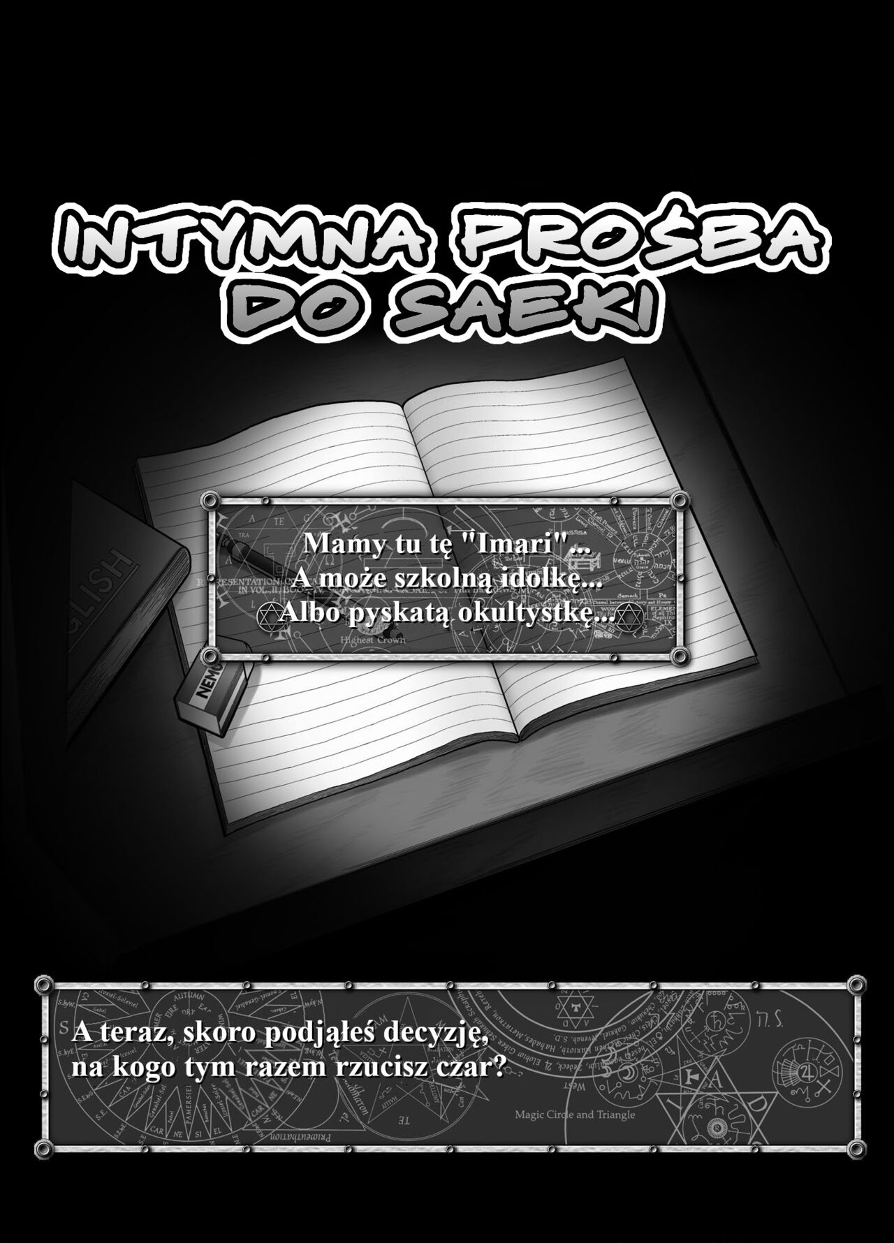 [SB-ONE (Sabaichi)] Saeki ni Eroi no Kibonnu (Bible Black) [Polish] Bildnummer 3