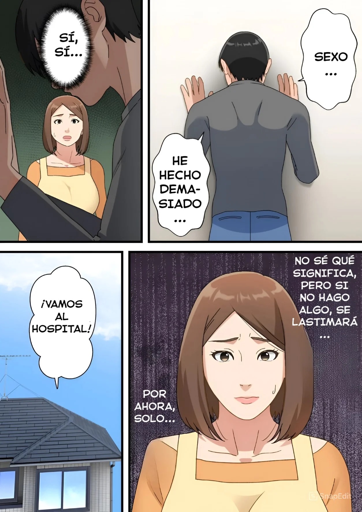 [Yuriko Club] Uchi no Musuko ga Uma sugite [Spanish] [WincestScans] numero di immagine  8