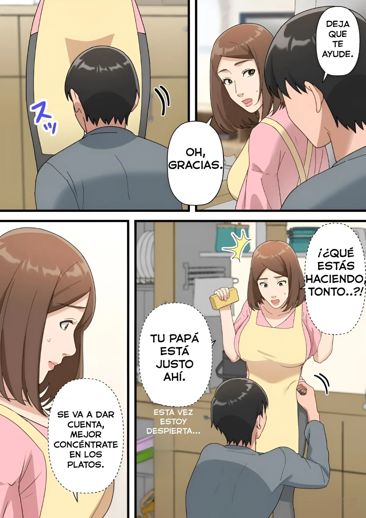 [Yuriko Club] Uchi no Musuko ga Uma sugite [Spanish] [WincestScans] numero di immagine  34