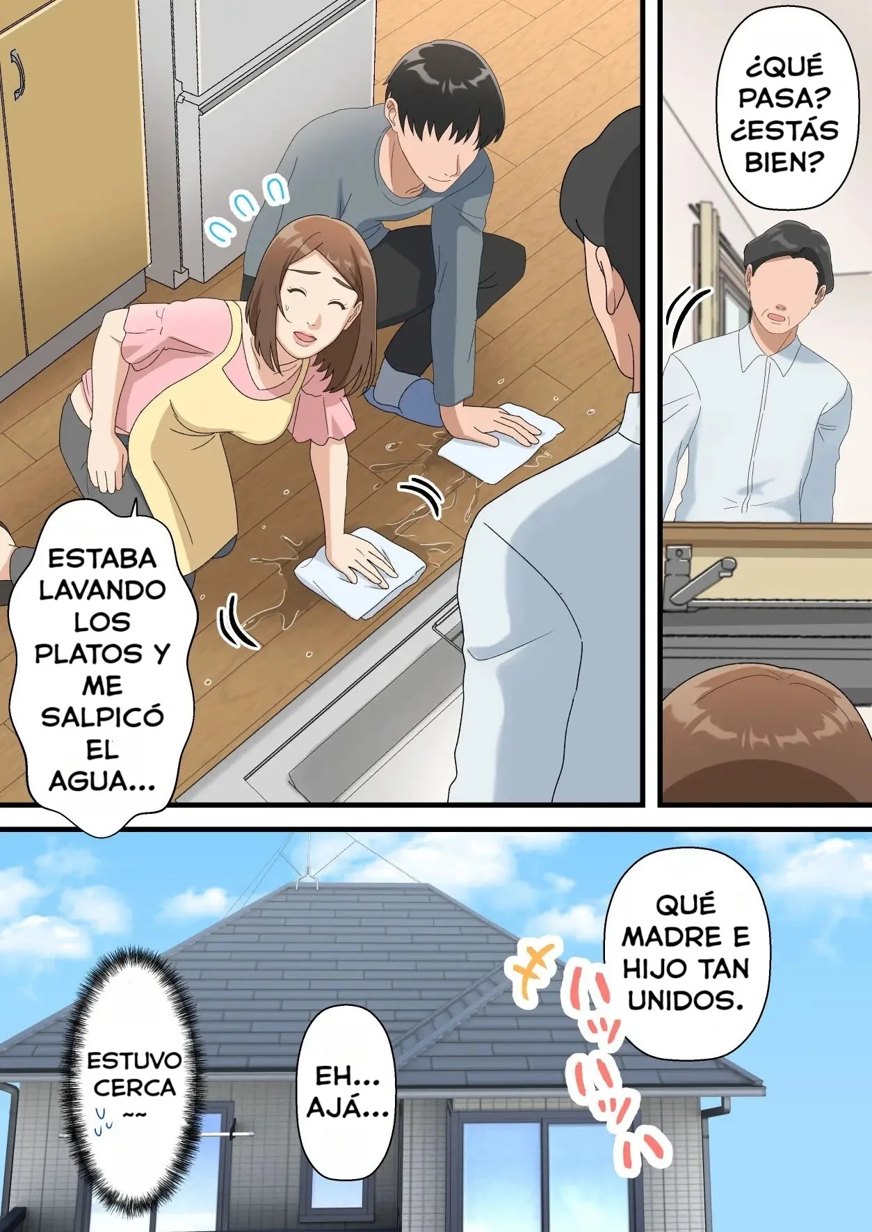 [Yuriko Club] Uchi no Musuko ga Uma sugite [Spanish] [WincestScans] 39eme image