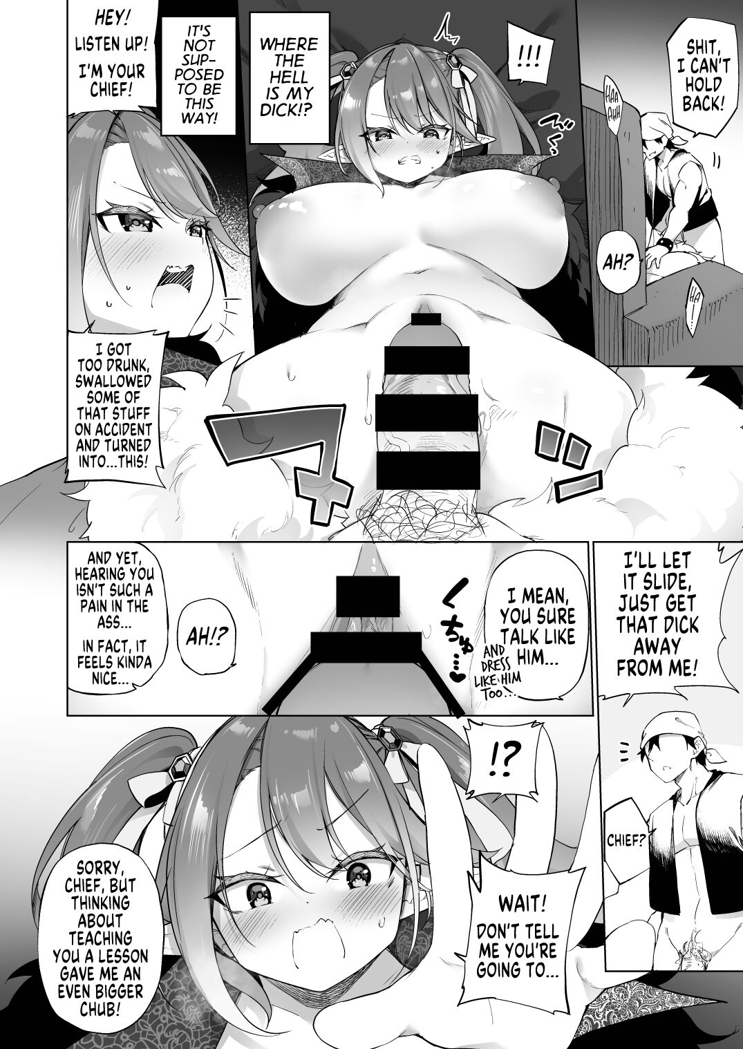 [Slime no Kanmuri (Kanmuri)] Mesugaki Elf ni Natta Don Elf-ka no Kusuri part 3 | A Bandit Chief Who Turned Into a Bratty Elf Girl Elvification Drug part 3 [English] [GTF] 이미지 번호 8