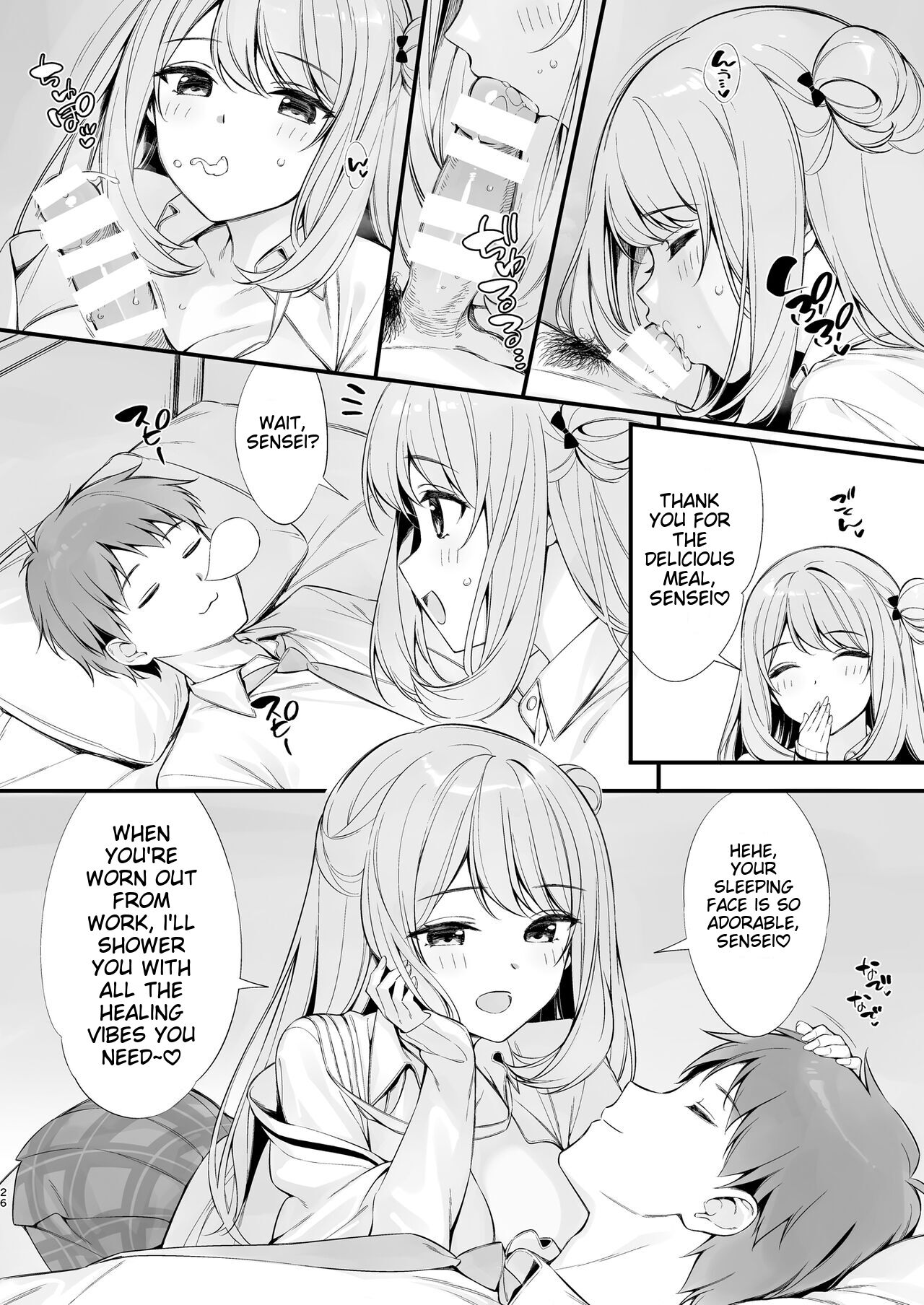 [P:P (Oryou)] Sensei, Nechattan desu ka? Osocchattemo Ii desu ka? (Blue Archive) [English] [Digital] 이미지 번호 25