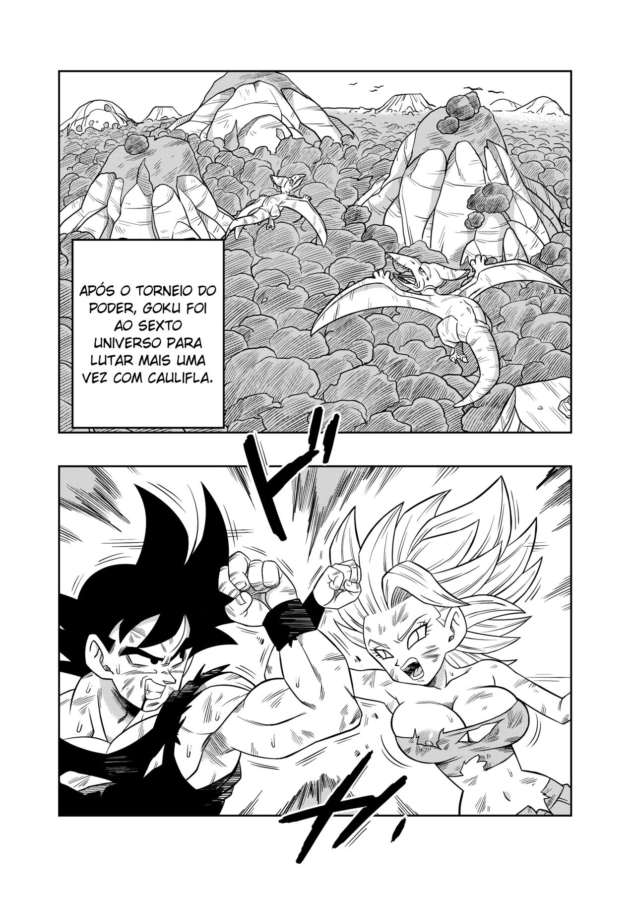 [Yamamoto Doujin (Yamamoto)] DAGONBALL U6 - Batalha Sexual no Universo 6 (Dragon Ball Super) [Portuguese-BR] [Decensored] 画像番号 3