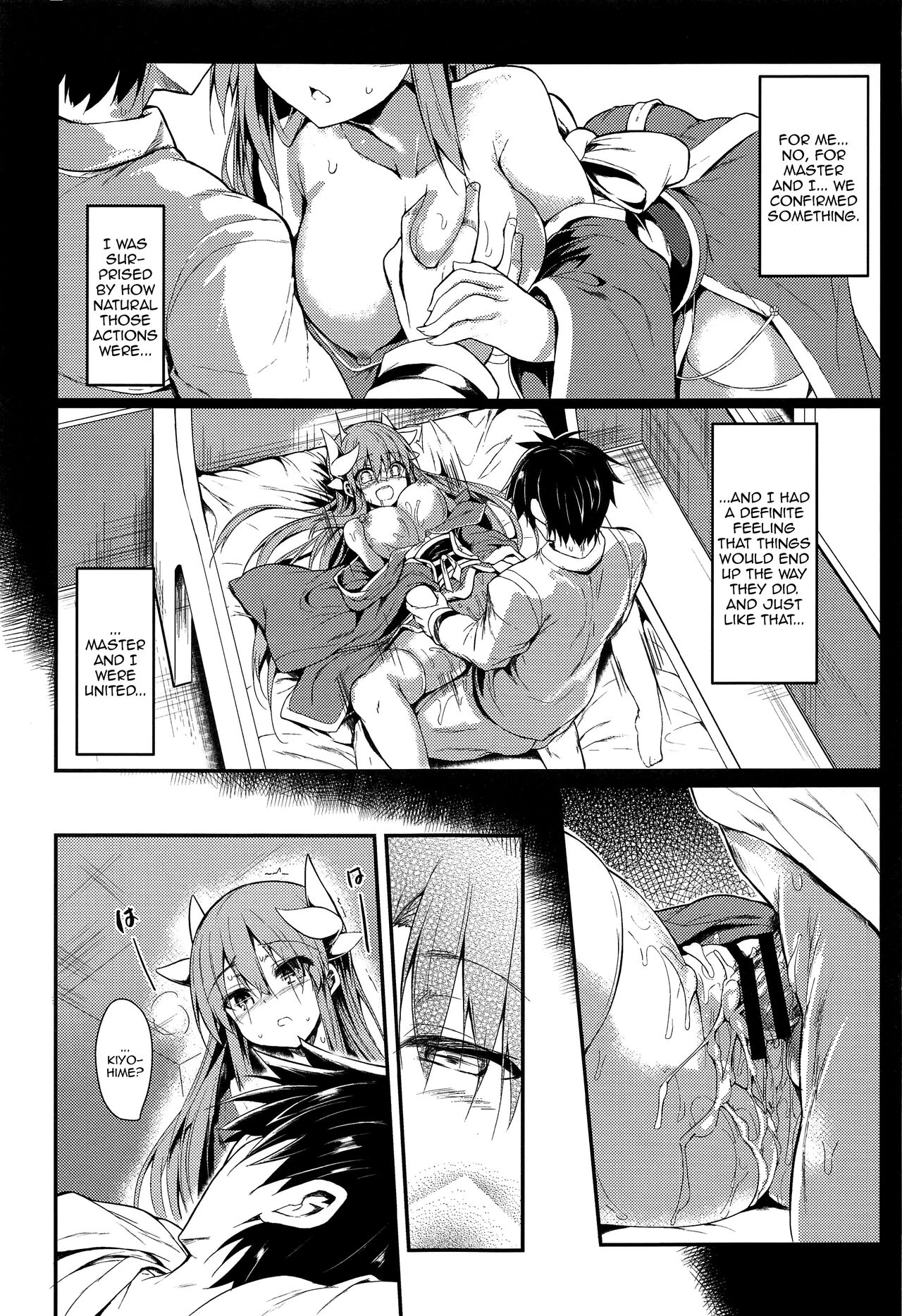 (C103) [ASTRONOMY (SeN)] Kiyohii to Ecchi na Koto Suru Hon (Fate/Grand Order) [English] [Doujins.com] image number 9