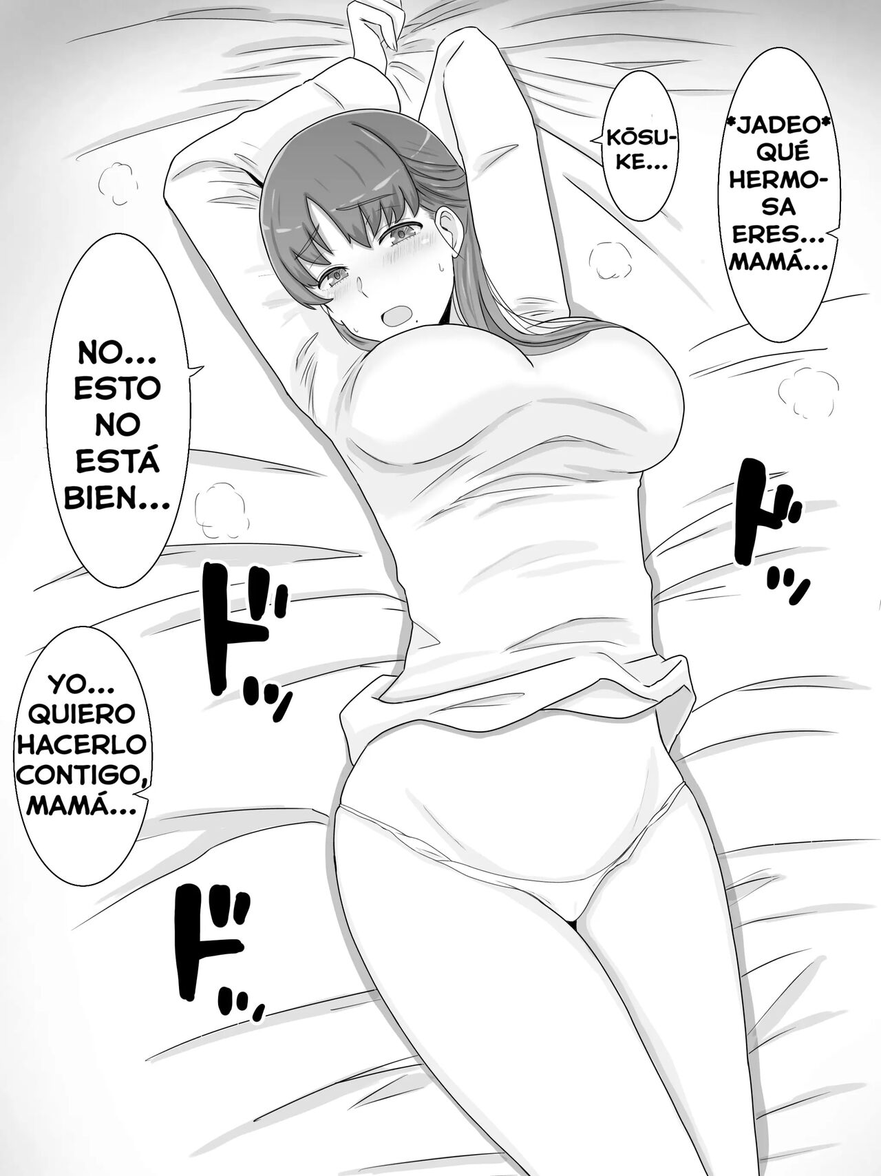 [Saimonke] Kāsan to Shitai koto 〜 Musuko no Kodane de Haramu Kyonyuu Haha [Spanish] [WincestScans] 이미지 번호 13