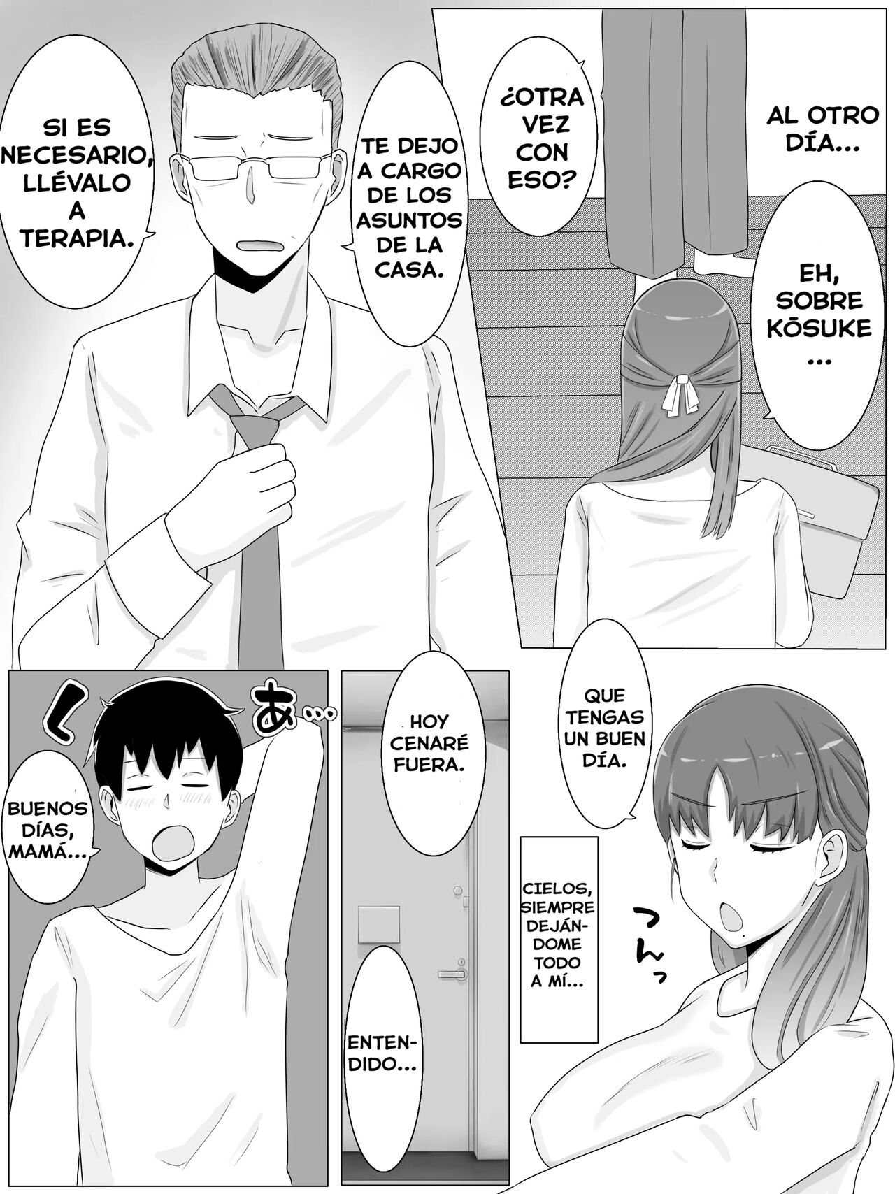 [Saimonke] Kāsan to Shitai koto 〜 Musuko no Kodane de Haramu Kyonyuu Haha [Spanish] [WincestScans] 이미지 번호 22