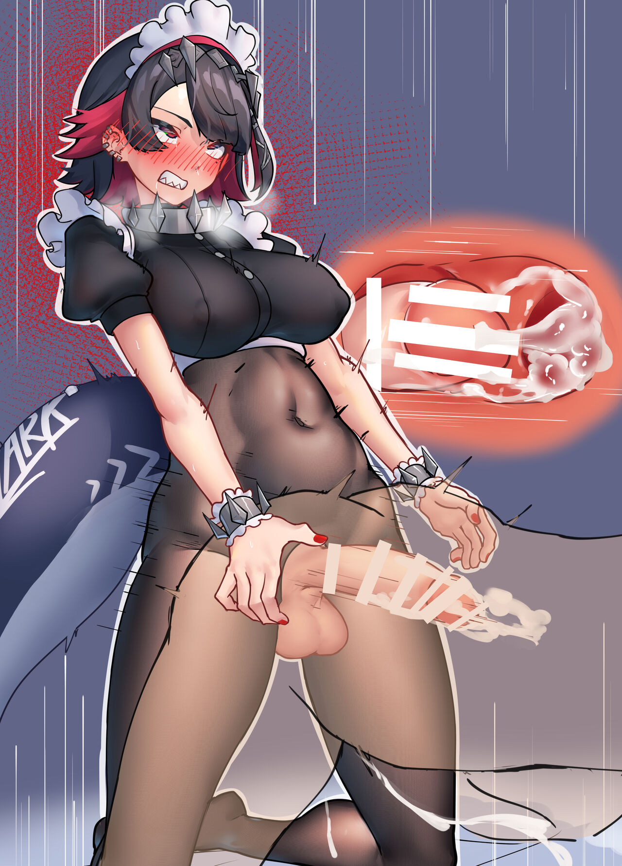 维多利亚家政艾莲逆肛交服务(djsymq机翻)Futa Ellen Joe Pegging from Behind image number 7