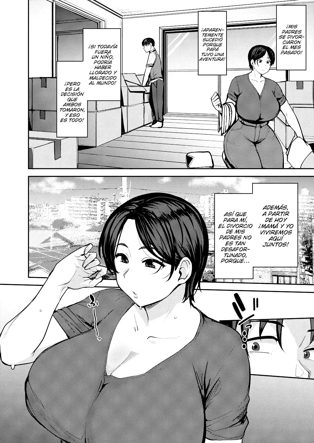 [Nanao Yukiji] Oyako Ai | Amor De Madre E Hijo (COMIC AUN 2024-06) [Spanish] [Trufitasscan] [Digital] image number 2