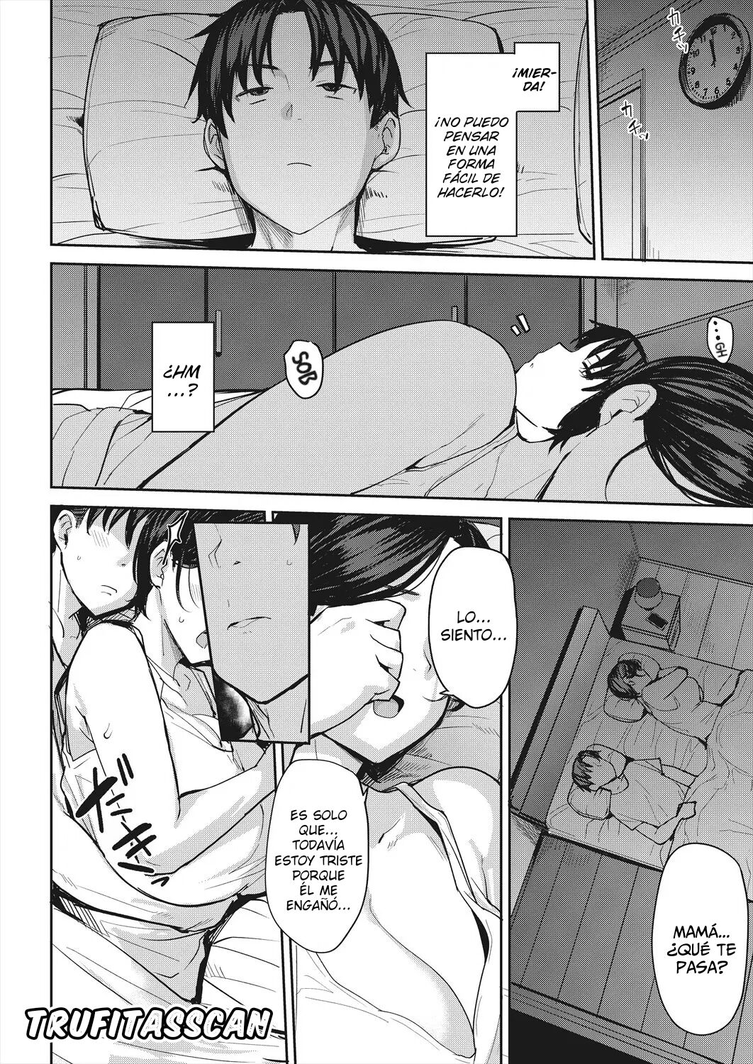 [Nanao Yukiji] Oyako Ai | Amor De Madre E Hijo (COMIC AUN 2024-06) [Spanish] [Trufitasscan] [Digital] image number 6
