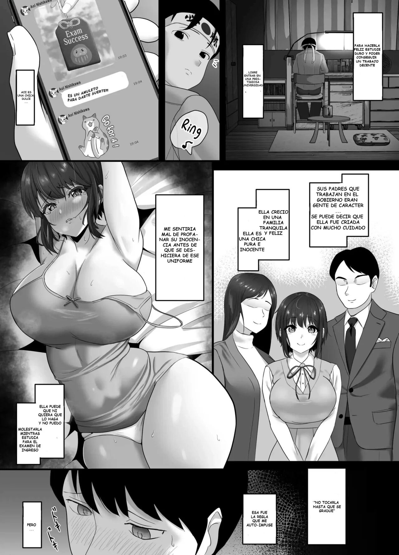 [Sora Paprika] Ochi Muku ~Enkyori Renaichuu no Seijun Kanojo ga Charao ni Yogosareru Hanashi~ [Spanish] [Winder] numero di immagine  5