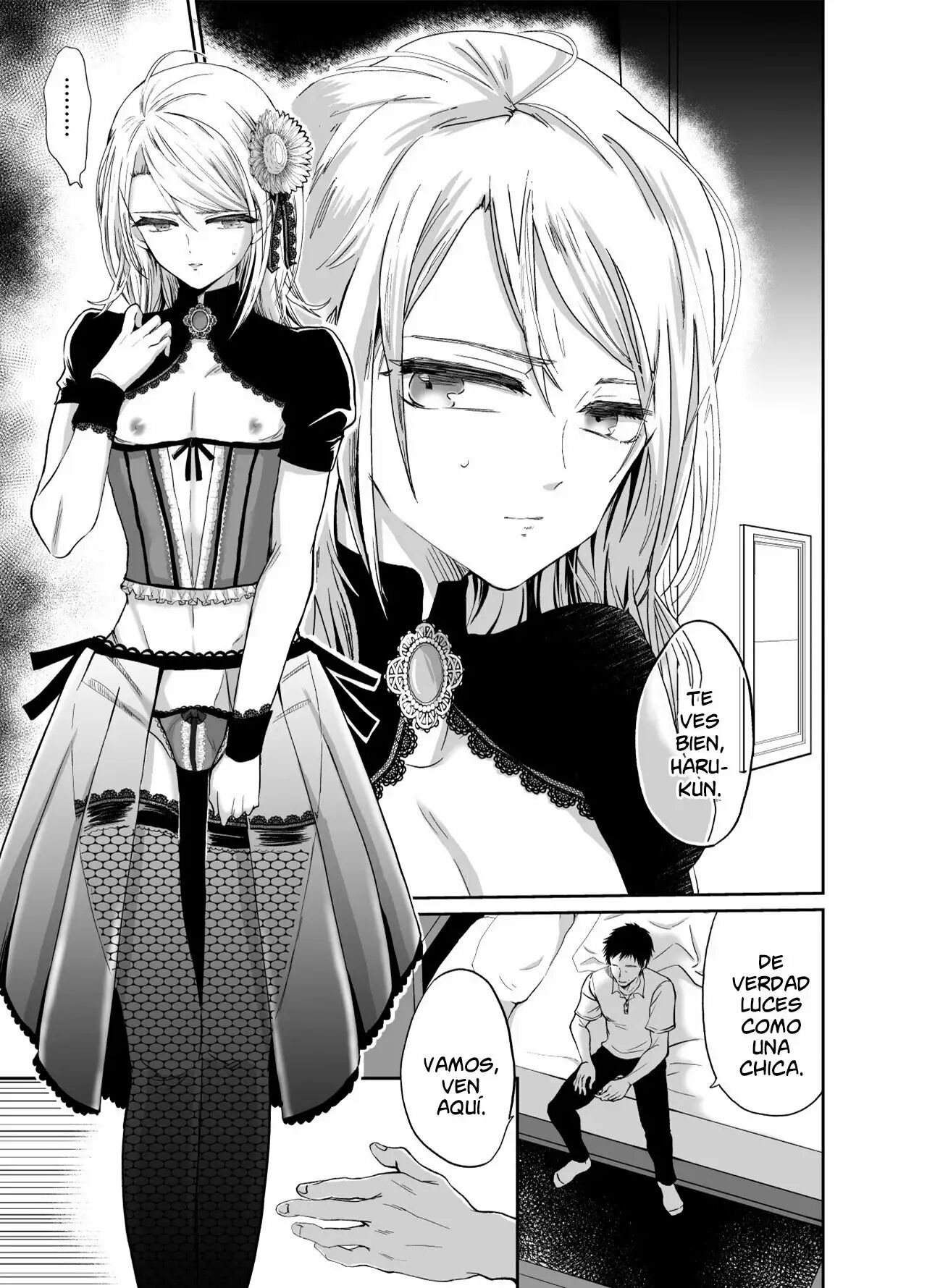 [Kinokko (Taguchi Monyata)]  Soy Heterosexual Pero Mi Padrastro Me Convirtio en su Mujer 1 y 2  [Spanish] [Mely Scans] 이미지 번호 3