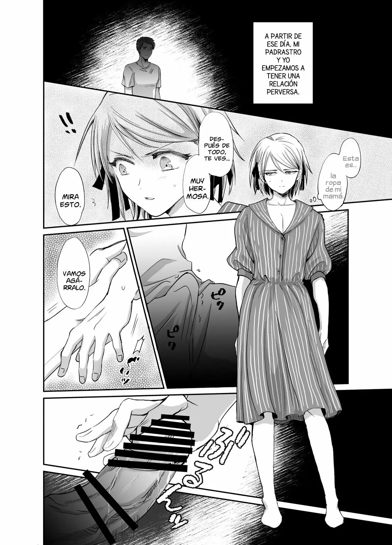 [Kinokko (Taguchi Monyata)]  Soy Heterosexual Pero Mi Padrastro Me Convirtio en su Mujer 1 y 2  [Spanish] [Mely Scans] 이미지 번호 24