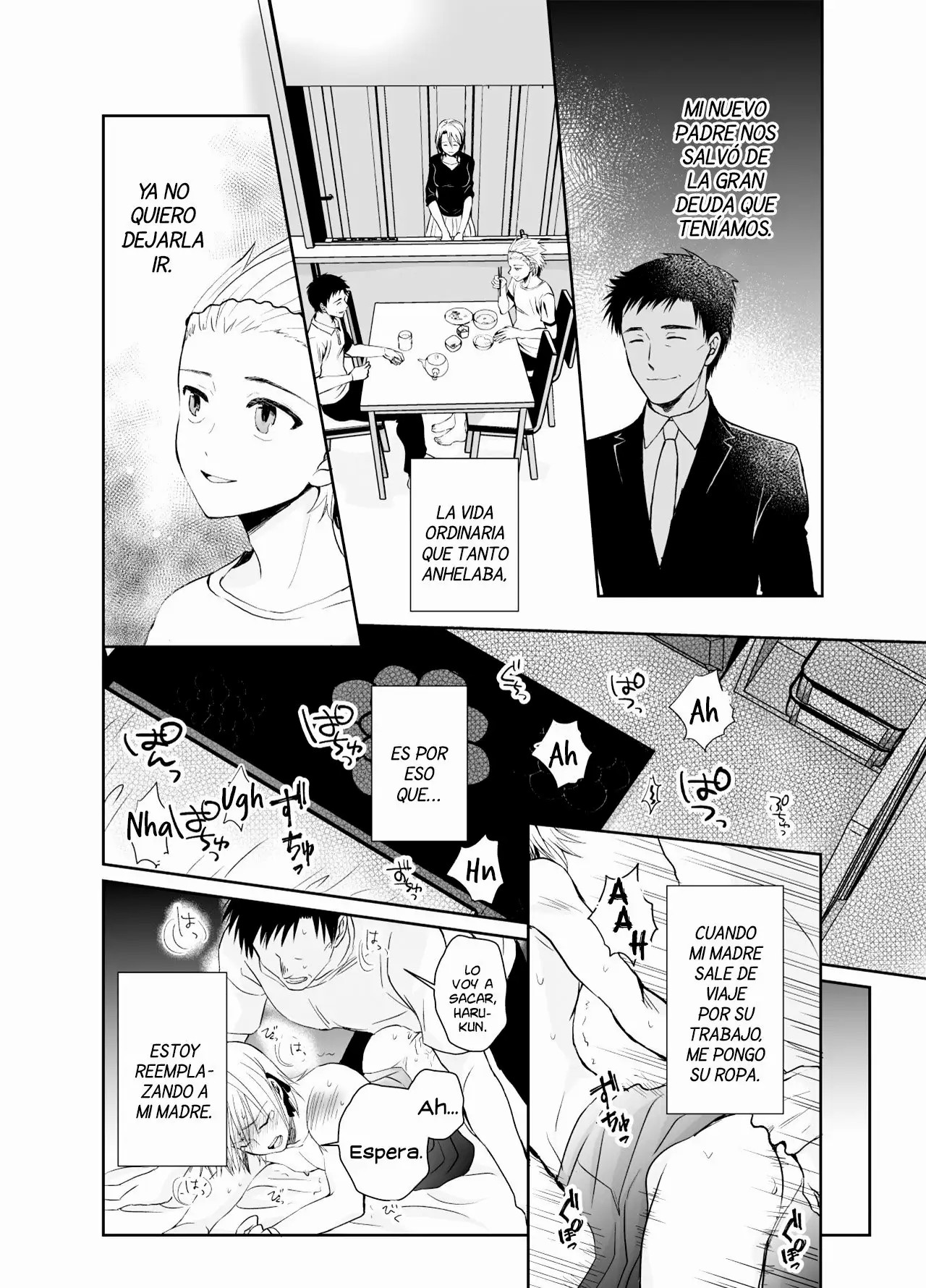 [Kinokko (Taguchi Monyata)]  Soy Heterosexual Pero Mi Padrastro Me Convirtio en su Mujer 1 y 2  [Spanish] [Mely Scans] 이미지 번호 37