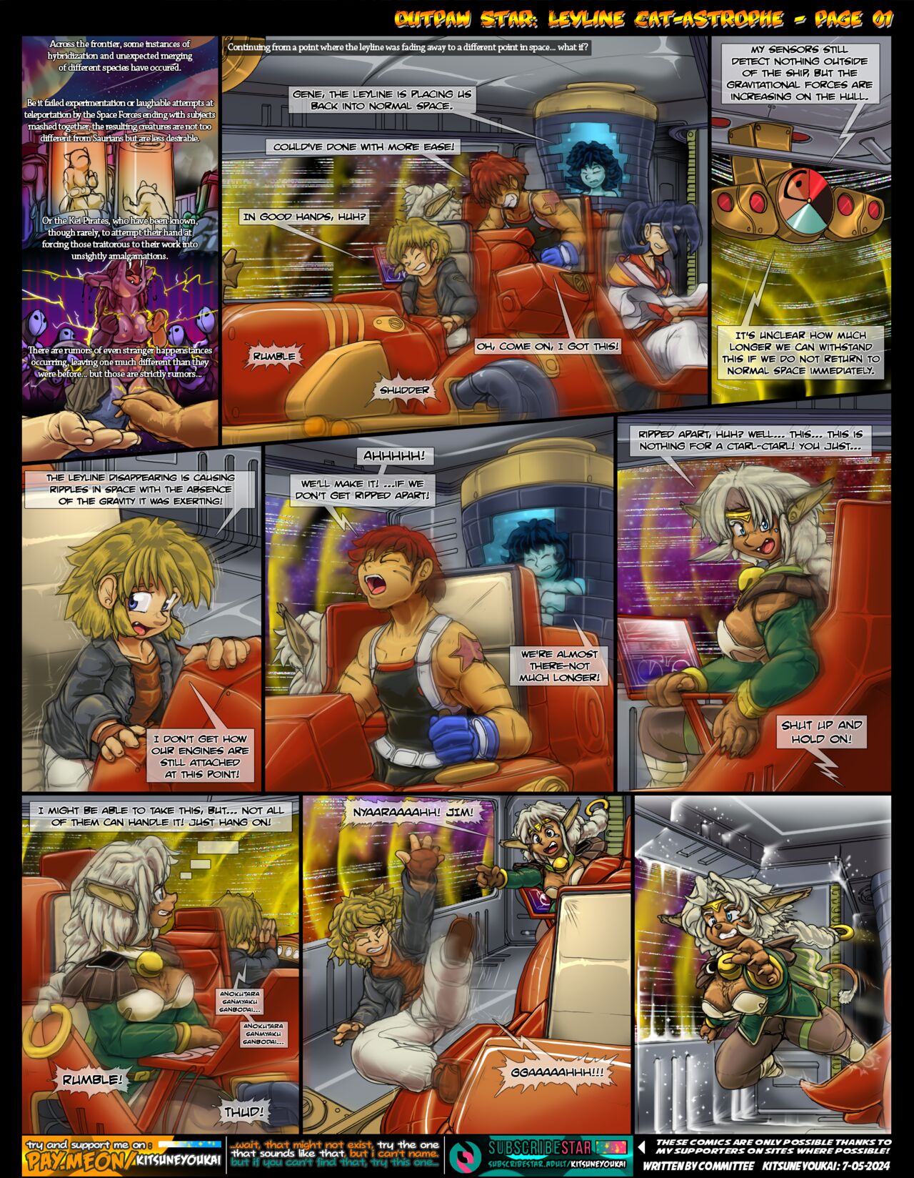 Outpaw Star: Leyline Cat-astrophe by Kitsune Youkai (Ongoing) numero di immagine  2