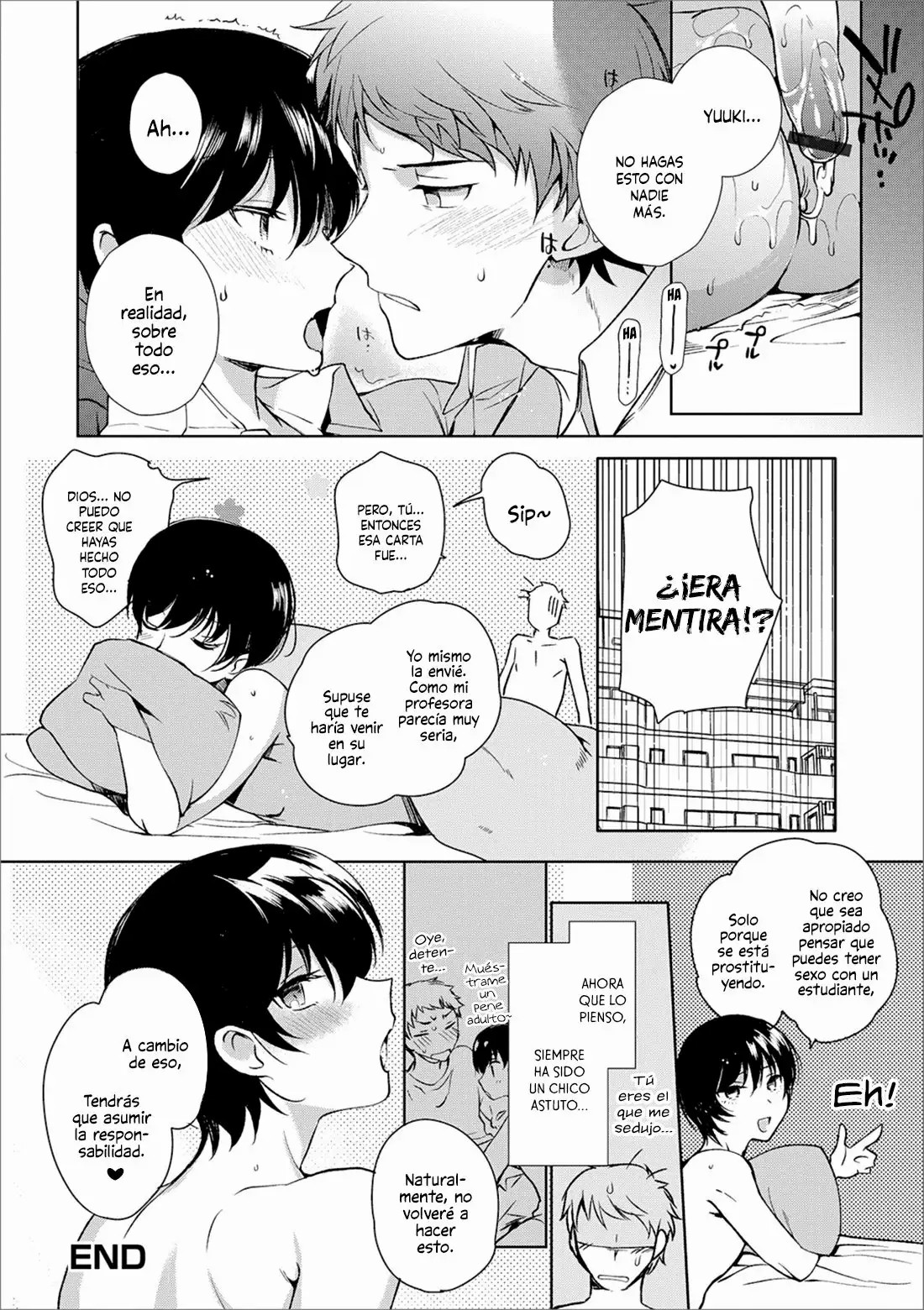 [Kirimoto Yuuji] Sensei no Oshigoto (Gekkan Web Otoko no Ko-llection! S Vol. 40)  [Digital] [Spanish] [Mely Scans] Bildnummer 16