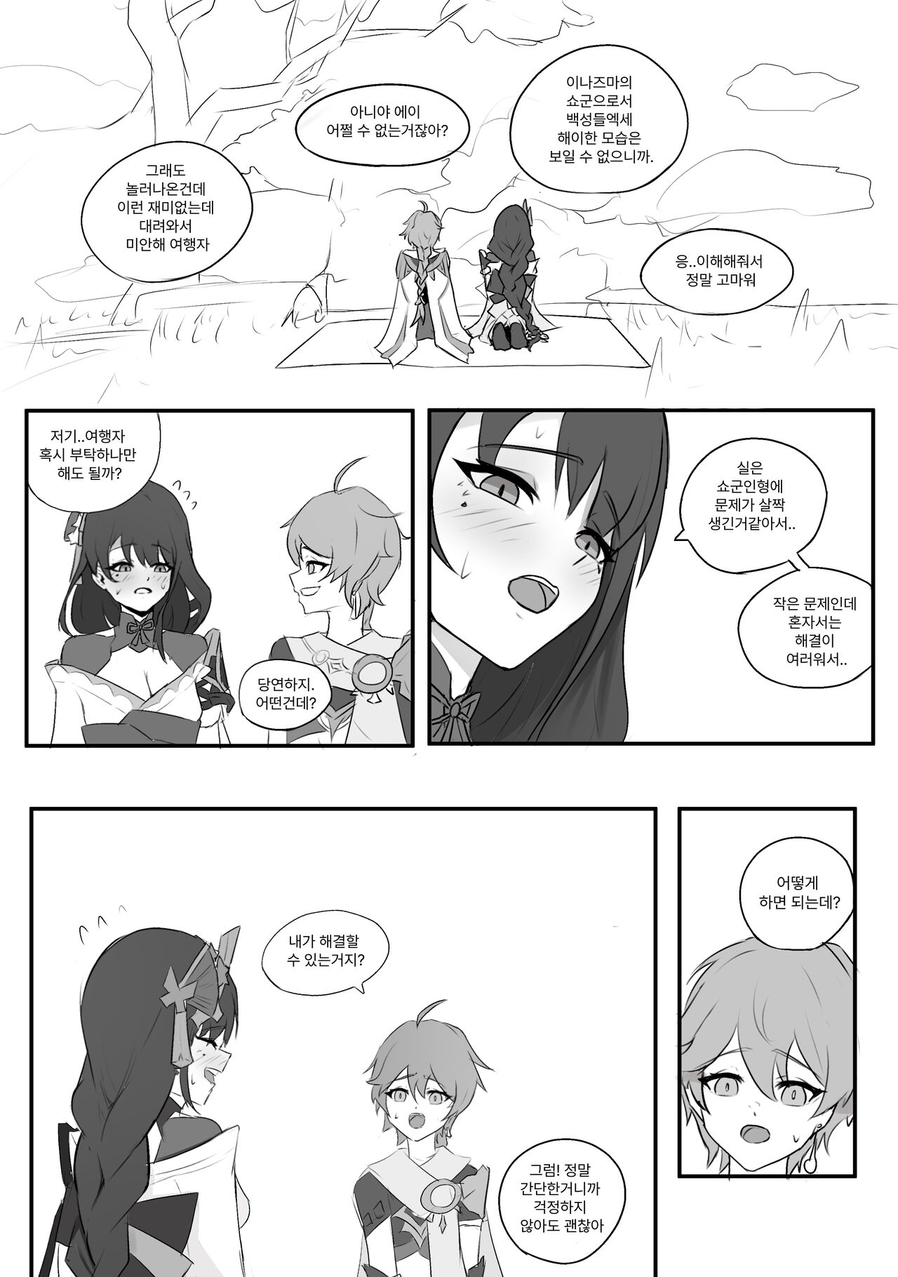 [mizu] Raiden Manga (Genshin Impact) [Korean] [Ongoing] numero di immagine  5