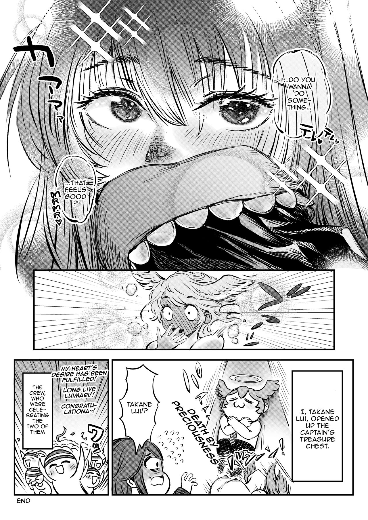 [Harapecora (Jules)] Watashi ga Takarabako o Akete ii no ka ne? - Lui open the treasure box? (Houshou Marine, Takane Lui) [English] [Doujins.com] [Digital] 画像番号 22