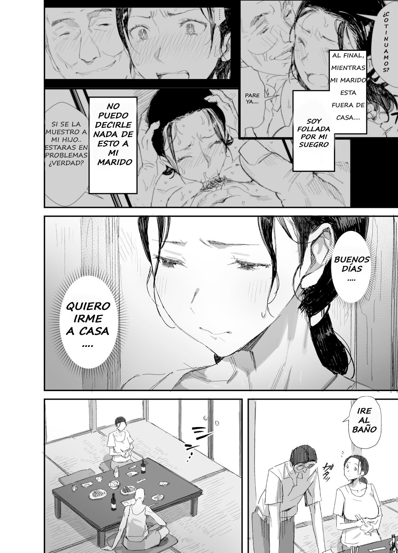 [Dynamic Mom (Onodera)] Inaka ni Sumu Dosukebe Gifu to Kosodate Yome 2 [Spanish] [Pajerosxnx] [Digital] image number 4