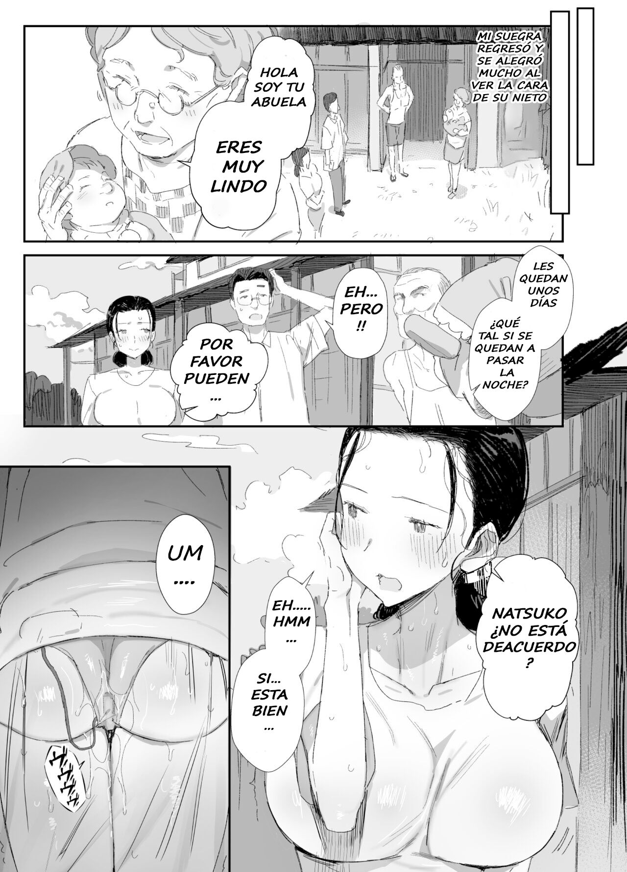 [Dynamic Mom (Onodera)] Inaka ni Sumu Dosukebe Gifu to Kosodate Yome 2 [Spanish] [Pajerosxnx] [Digital] image number 33